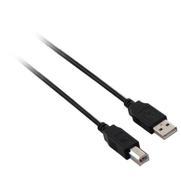 Câble USB A vers USB B V7 V7N2USB2AB-05M Noir 5 m