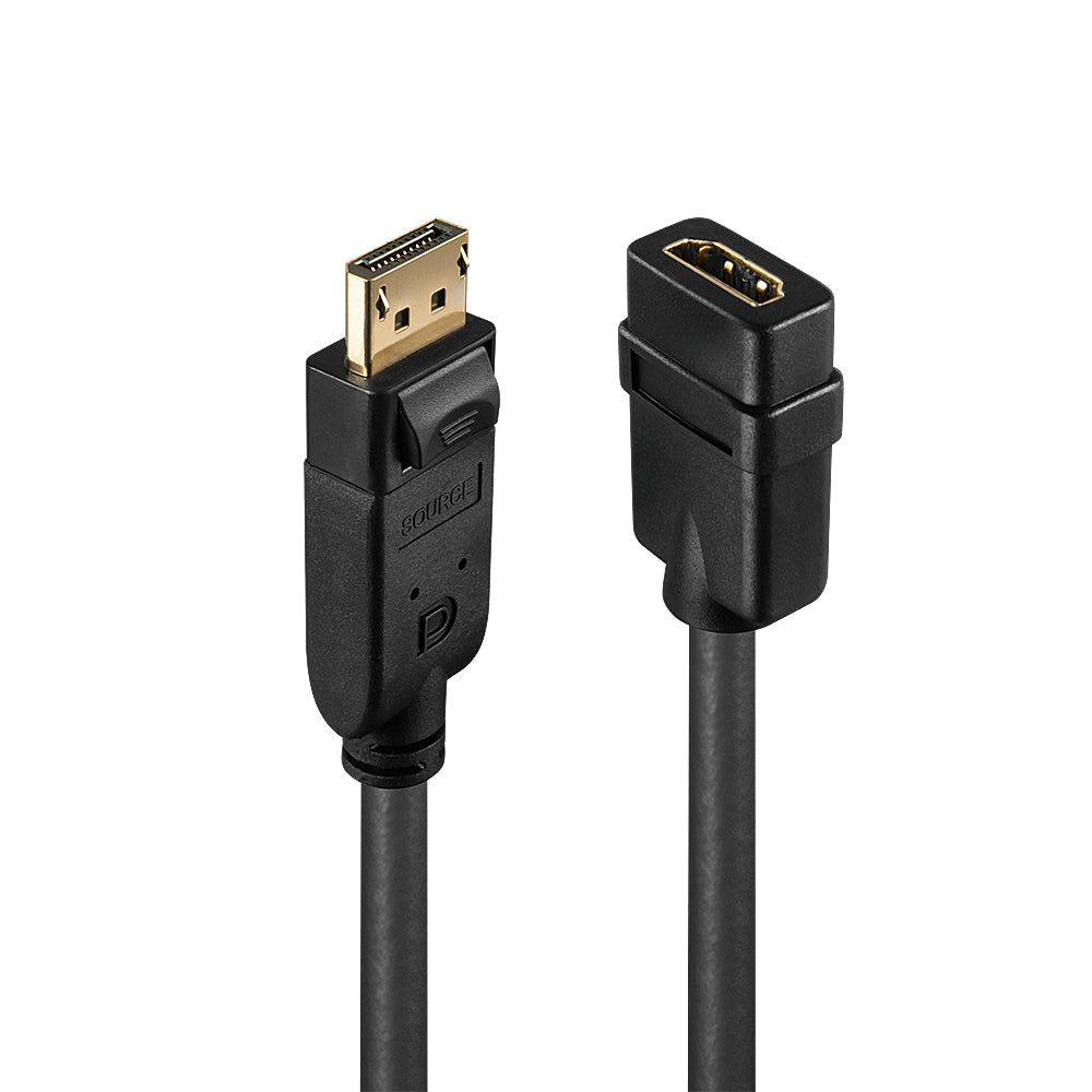 Adaptateur DisplayPort vers HDMI LINDY 41005 Noir 15 cm