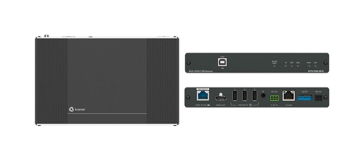 Contrôleur vidéo Kramer EXT3-POE-XR-R