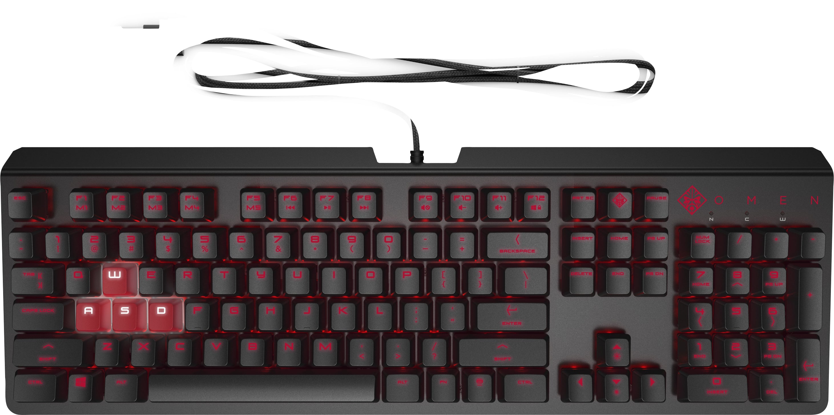 OMEN by HP Encoder - Clavier - USB - Français - brun - pour HP 21, 22, 24, 27, Pavilion 24, 27, 32, TP01