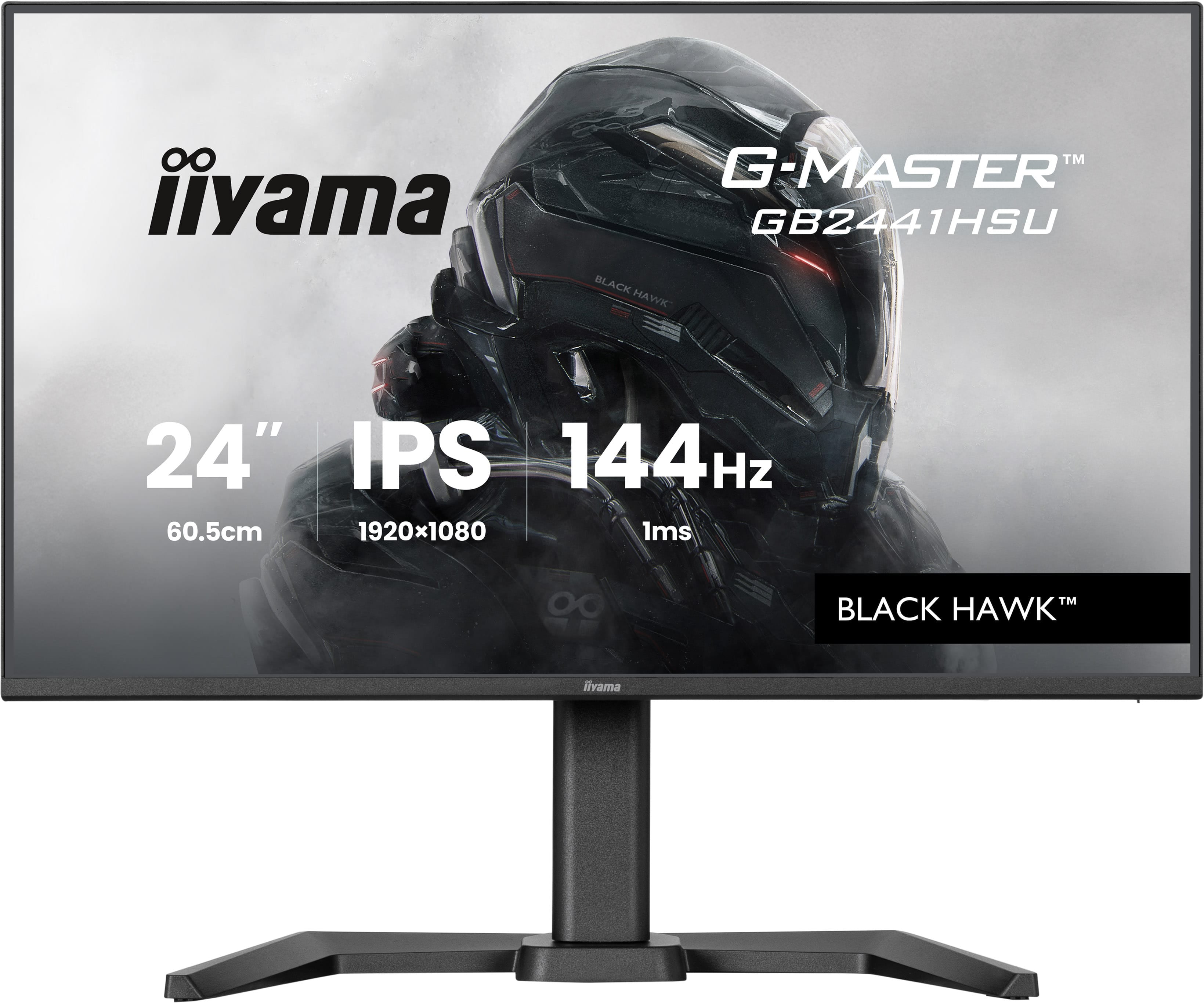 Ecran 24" Iiyama G-Master Black Hawk GB2441HSU-B1 Full HD 144Hz (Noir)