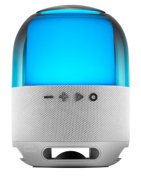 Haut-parleurs bluetooth portables Mars Gaming MSFLOWW Blanc 15 W 4 W