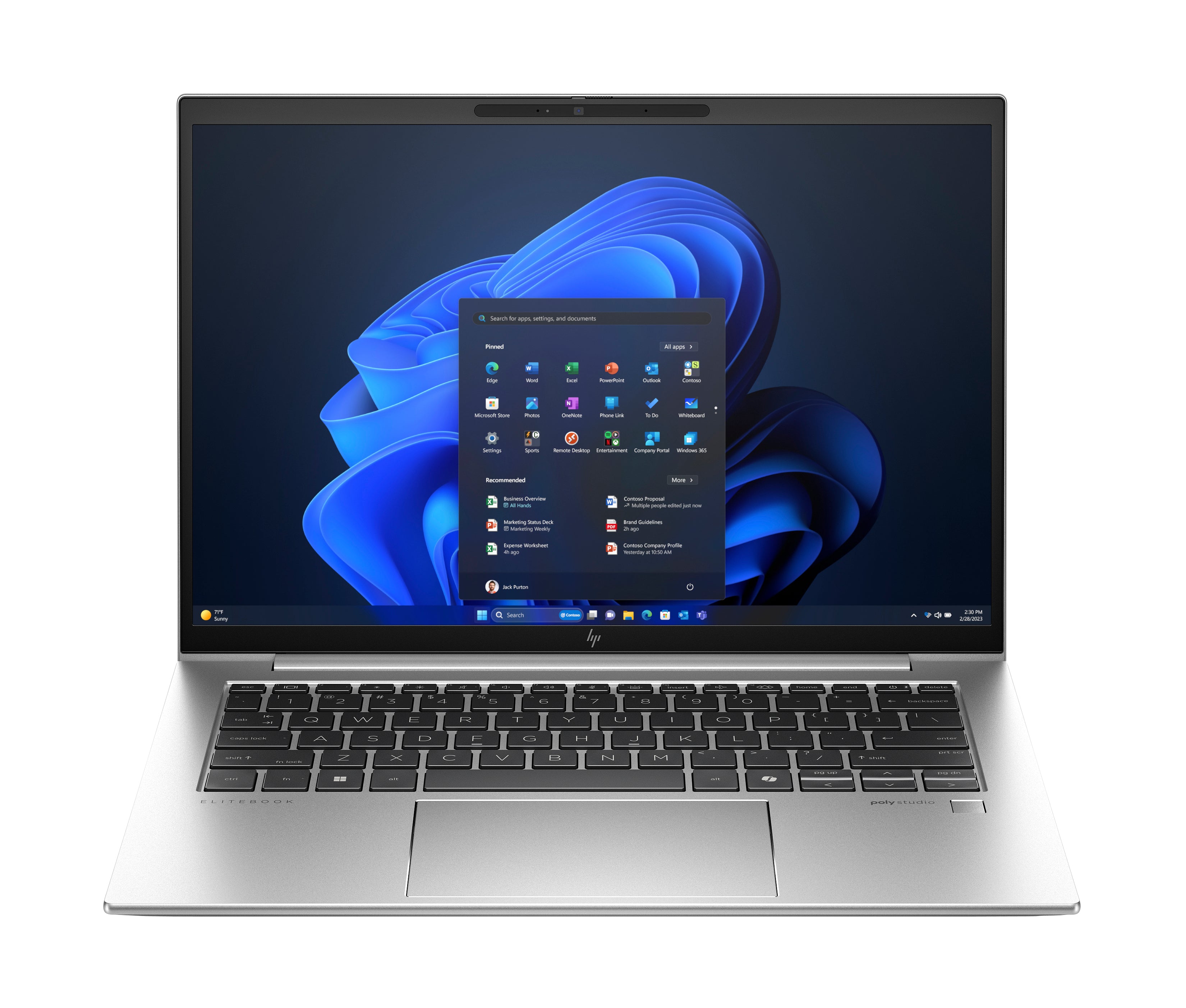 HP EliteBook 840 G11 Notebook - Intel Core Ultra 5 - 125U / jusqu'à 4.3 GHz - vPro - Win 11 Pro - Intel Graphics - 16 Go RAM - 512 Go SSD NVMe - 14" IPS 1920 x 1200 - Wi-Fi 6E, Bluetooth - clavier : Français - avec HP Wolf Pro Security Edition (1 an)