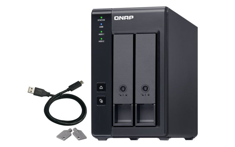 Stockage en Réseau NAS Qnap O TR-002 USB 3.0 RAID Noir