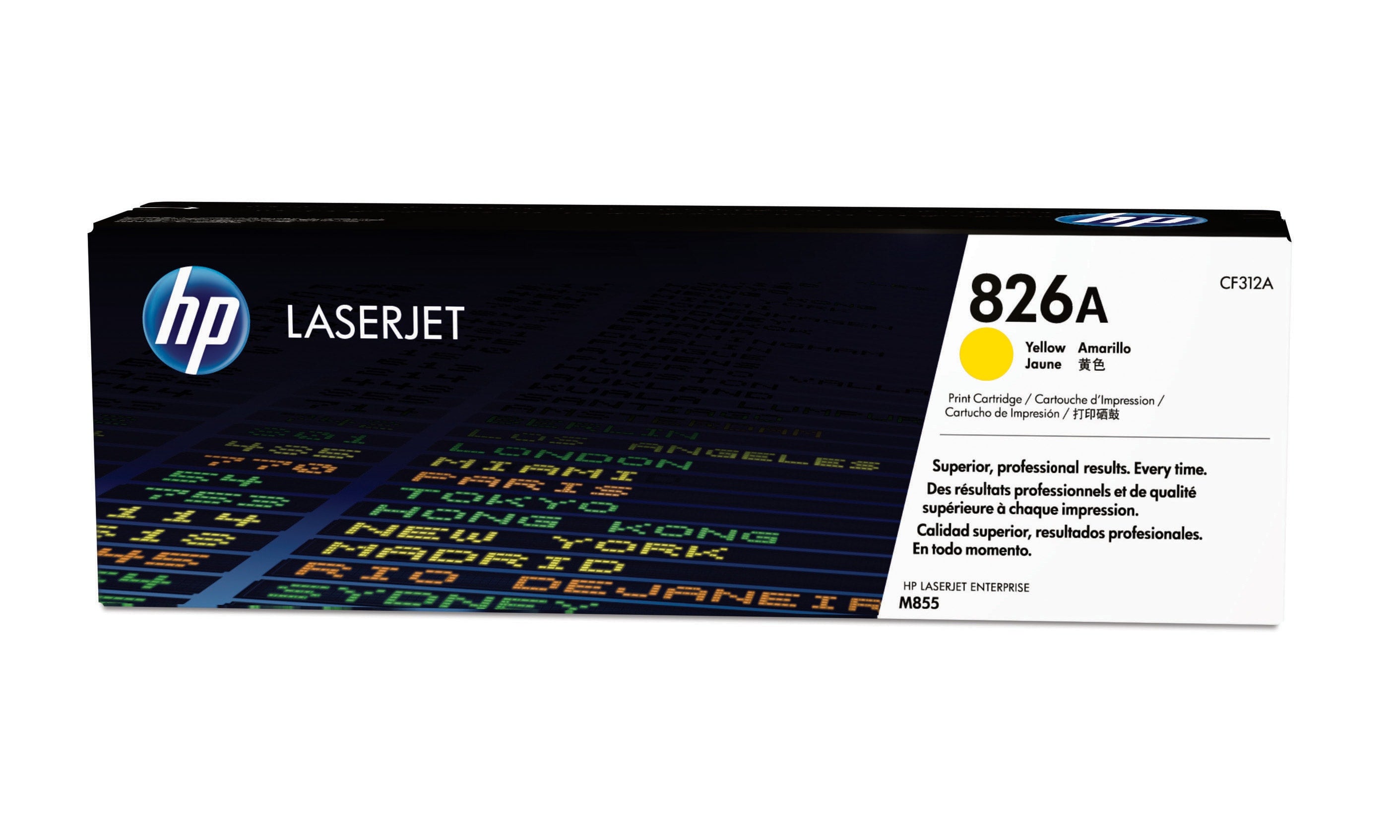HP 826A - Jaune - original - LaserJet - cartouche de toner (CF312A) - pour Color LaserJet Enterprise M855dn, M855x+, M855x+ NFC/Wireless direct, M855xh
