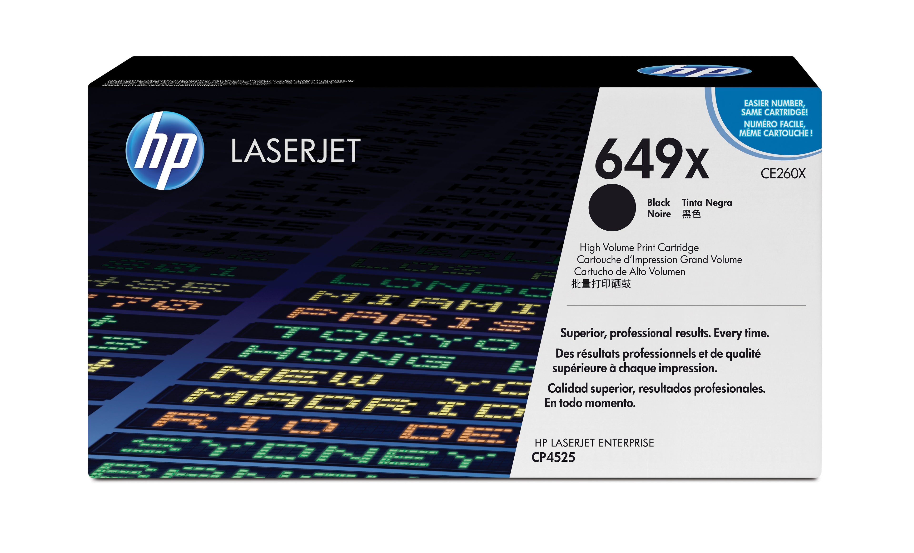 Toner HP Cartucho de tóner original LaserJet HP 649X negro Noir