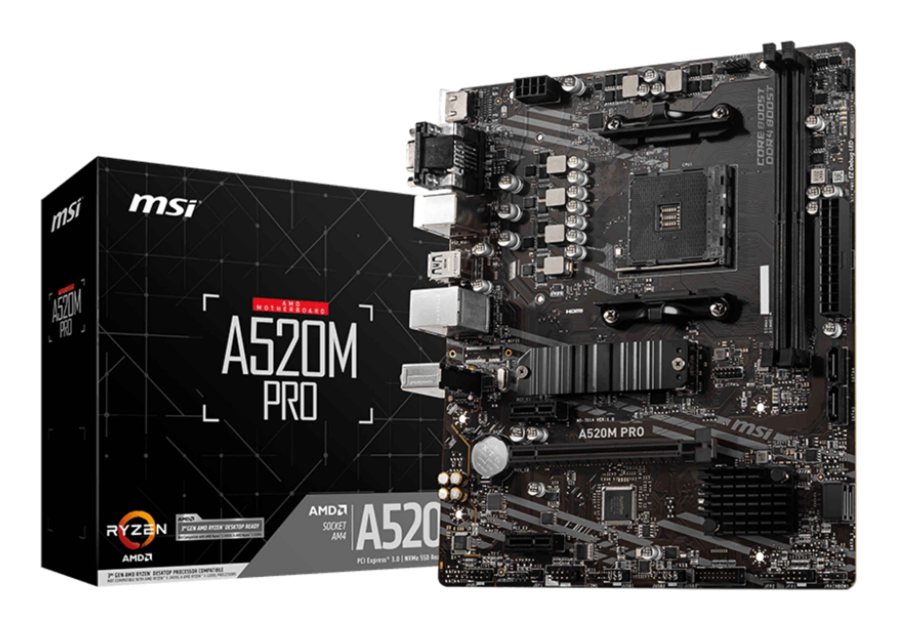A520M PRO - A520/AM4/mATX