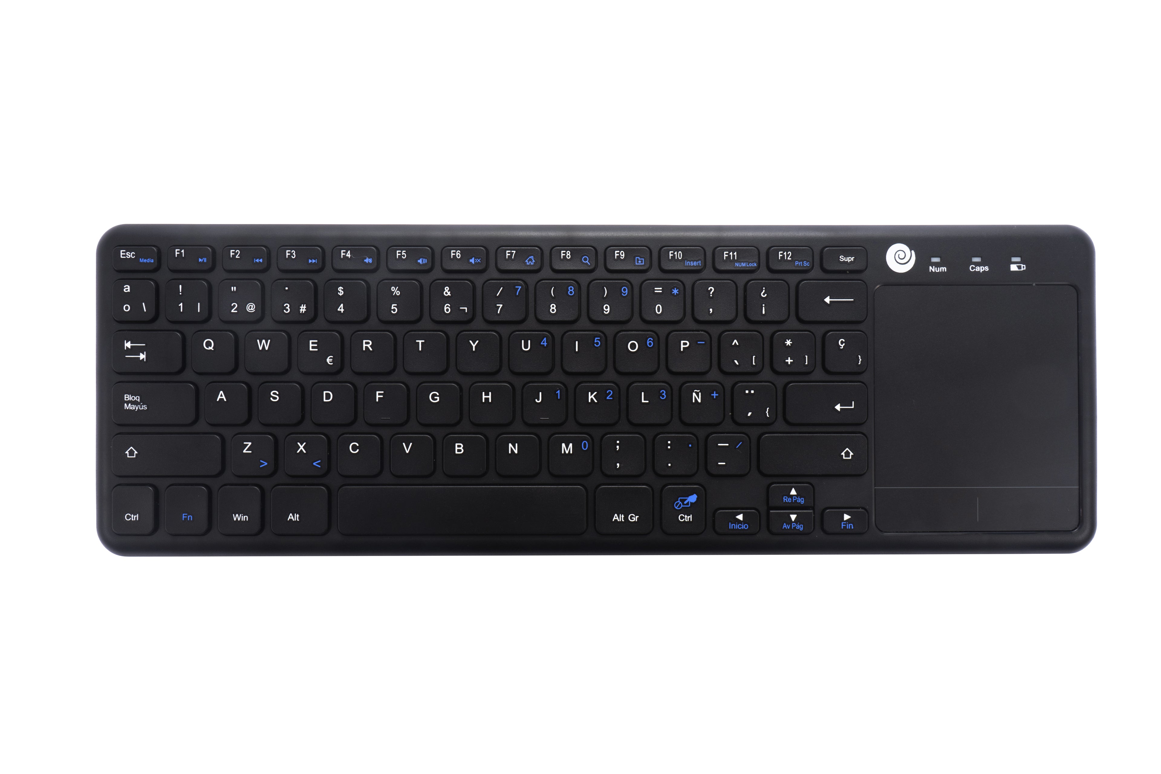 Clavier avec pavé tactile CoolBox CoolTouch Noir QWERTY