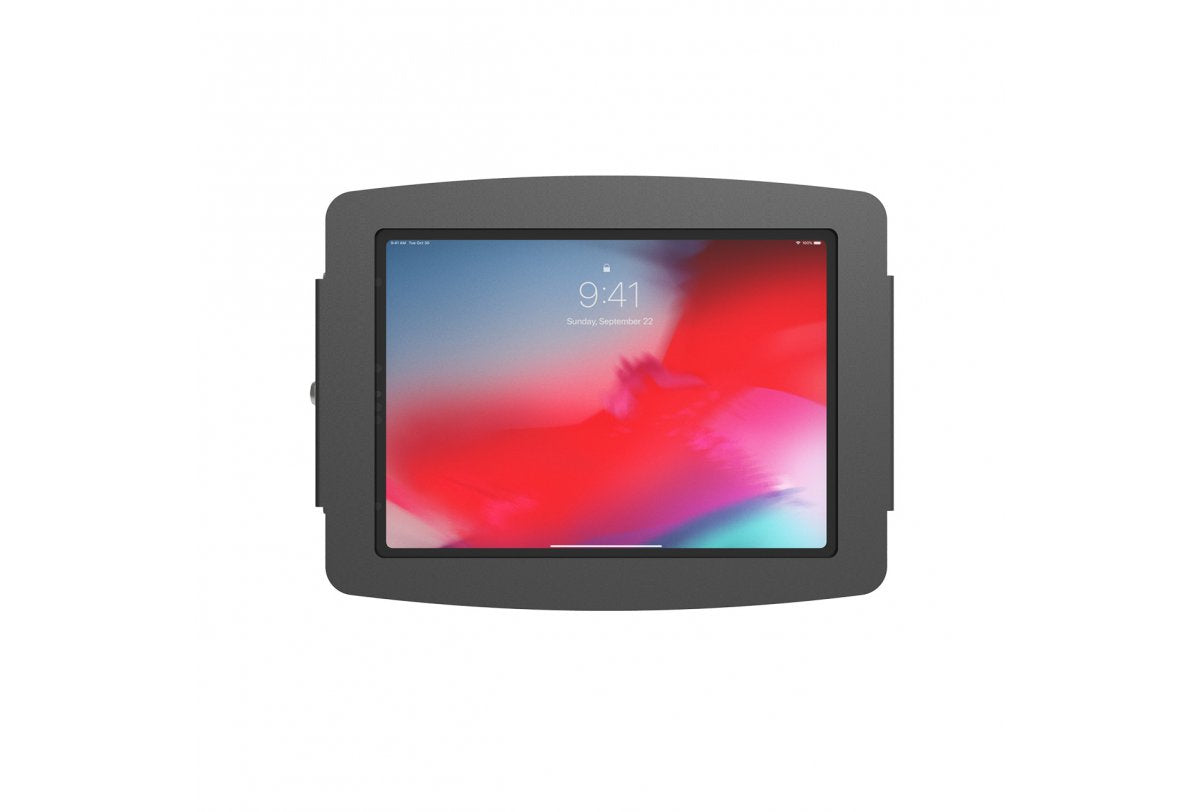Compulocks iPad 10,2 Support Boitier mural Space - Boîtier - pour tablette - verrouillable - aluminium de haute qualité - noir - Taille d'écran : 10.2" - Interface de montage : 100 x 100 mm - montable sur mur - pour Apple 10.2-inch iPad (7ème génération, 