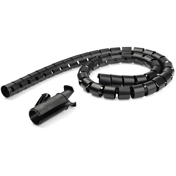 Voici une solution simple et rapide pour organiser vos câbles. Ce passe-câbles en spirale s''enroule autour de vos câbles pour dégager votre zone de travail, tout en protégeantvos câblesde l''abrasion. Les dimensions du passe-câbles extensible sont idéale