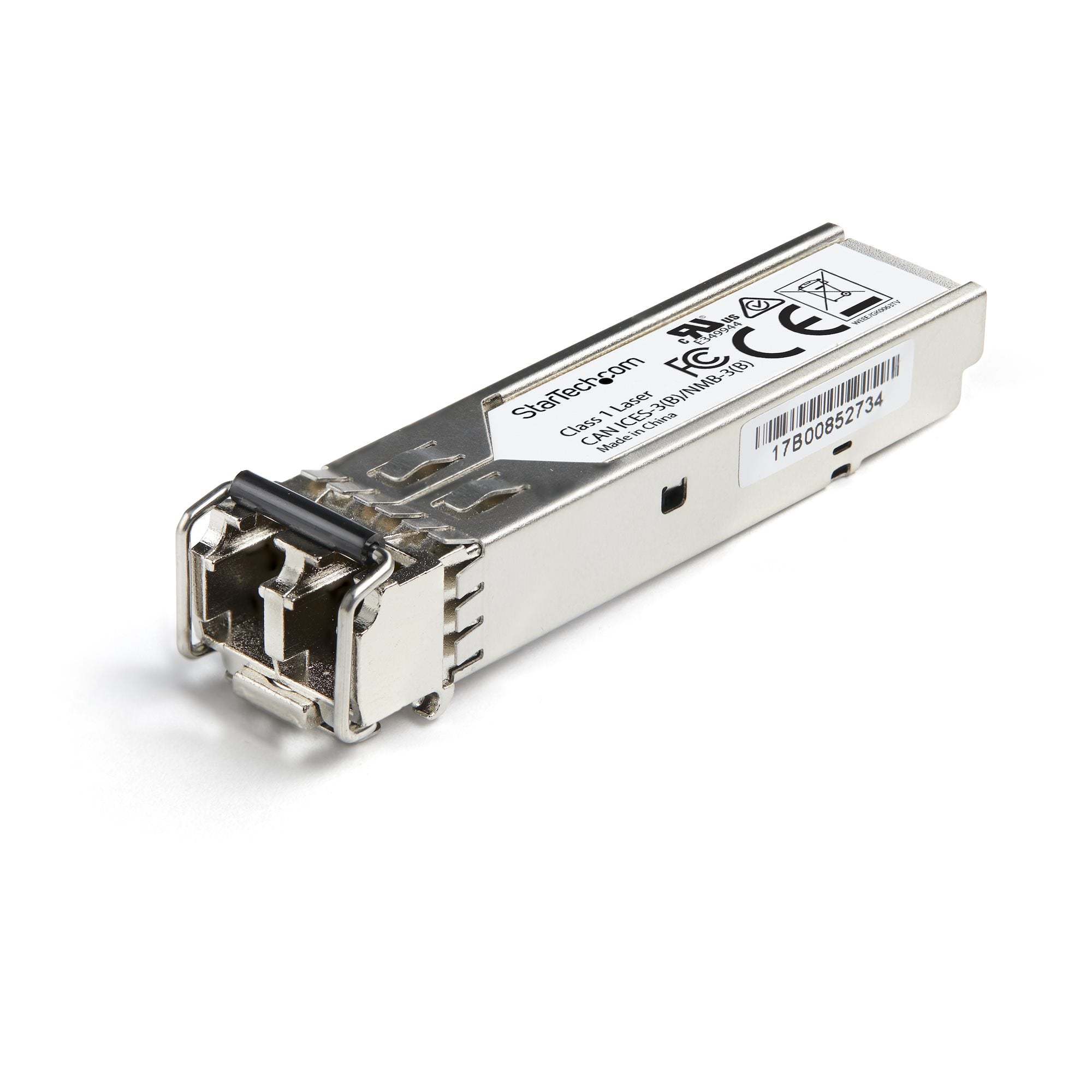 Le SFP1GSXEMCST est un module de transceiver SFP fibre optique compatible Dell EMC SFP-1G-SX qui a été conçu, programmé et testé pour fonctionner avec des commutateurs et des routeurs de marque Dell EMC. Il vous assure une connectivité de 1 GbE par câble