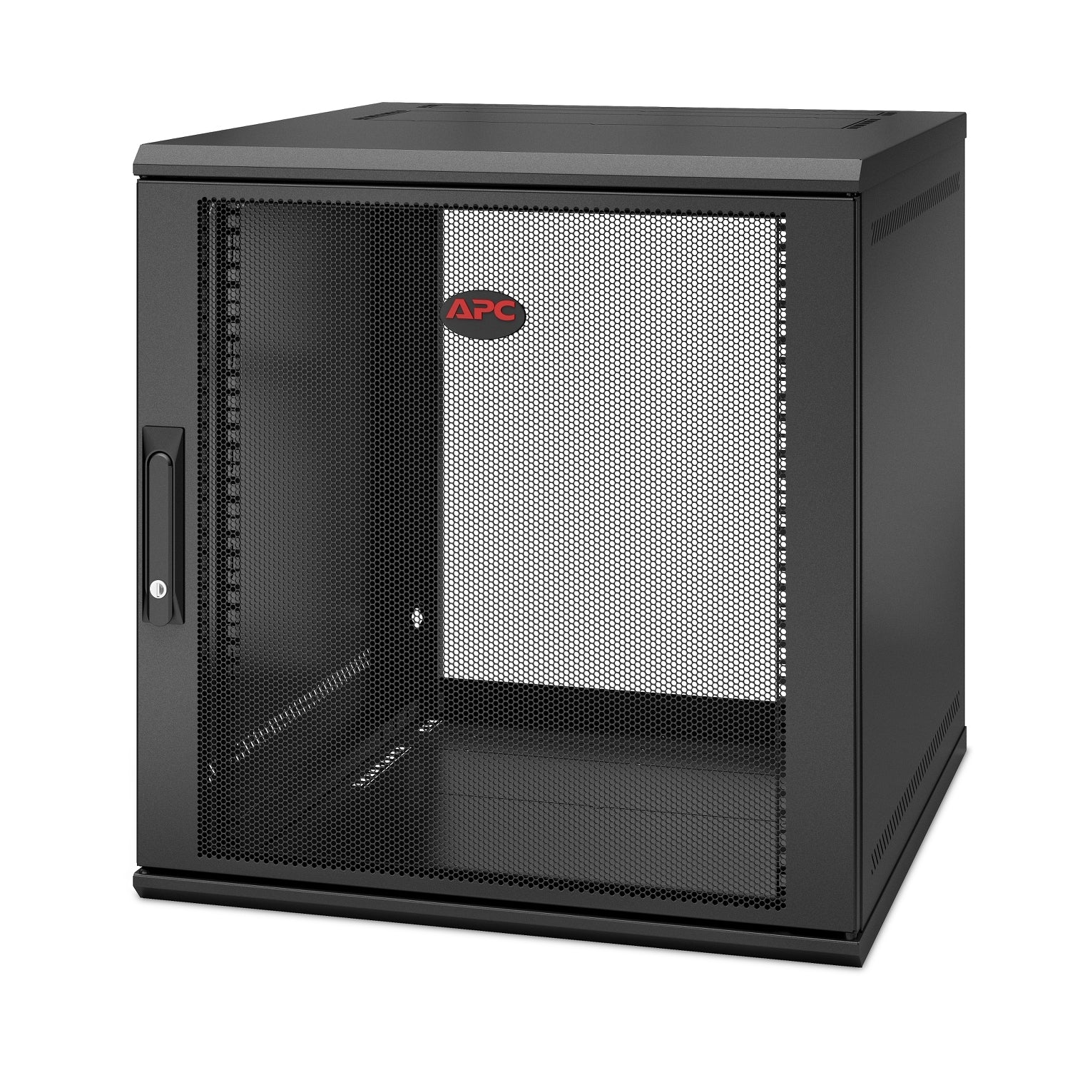 APC NetShelter WX AR112SH6 - Armoire - montable sur mur - noir - 12U - 19"