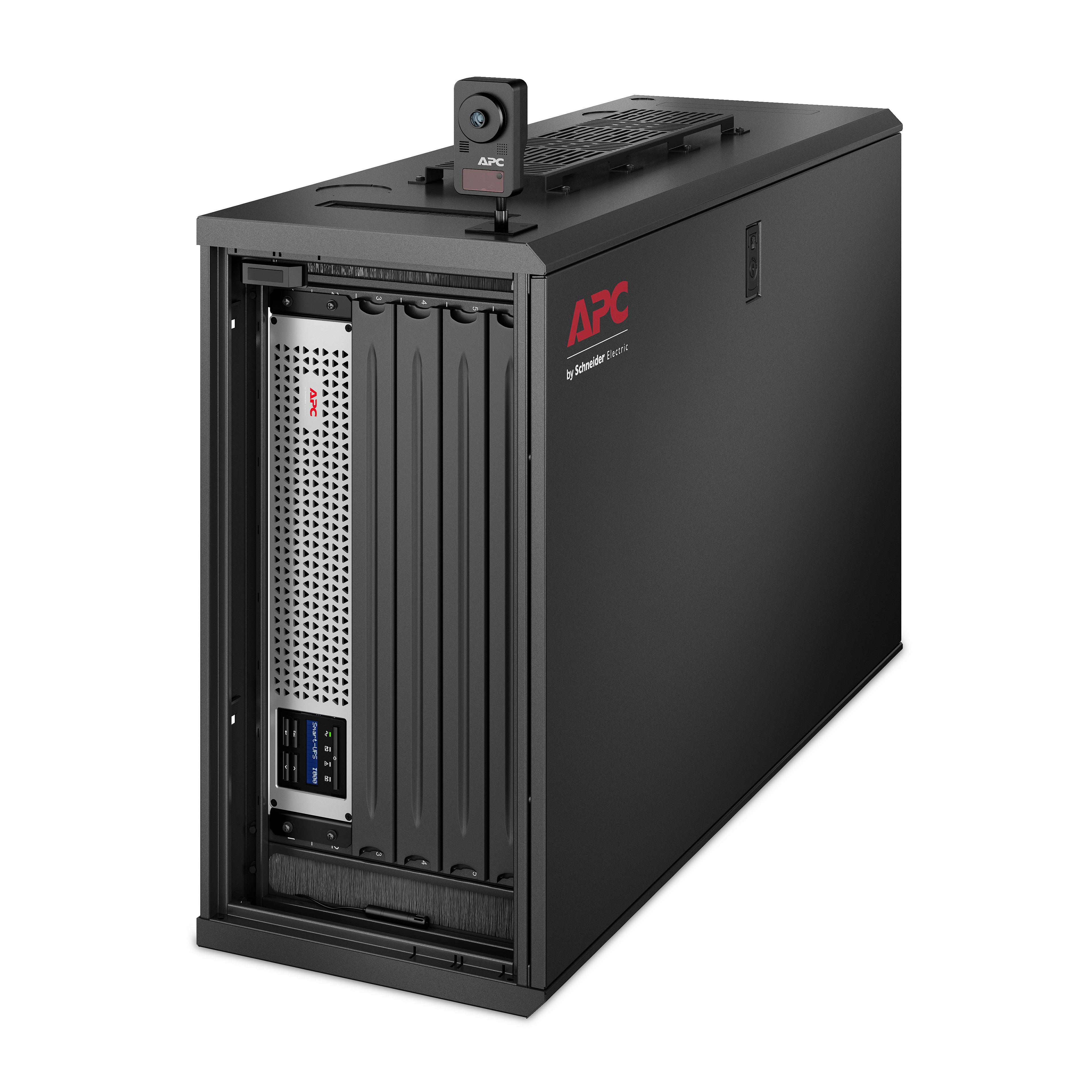 APC NetShelter WX AR106VI - Armoire - montable sur mur - noir - 6U - 19"