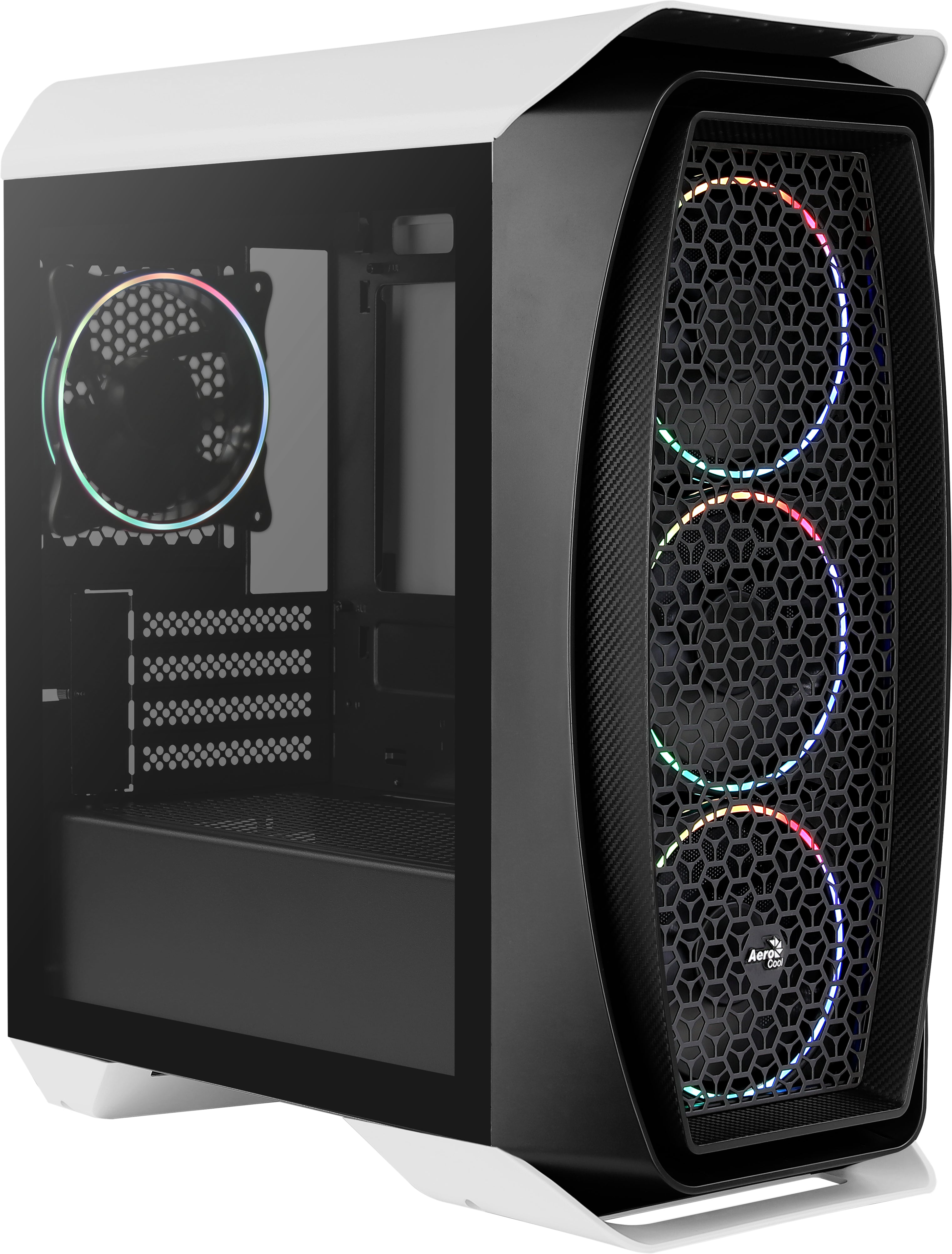 Boitier Mini Tour Micro ATX AeroCool Aero One Mini Eclipse avec panneau vitré (Blanc)