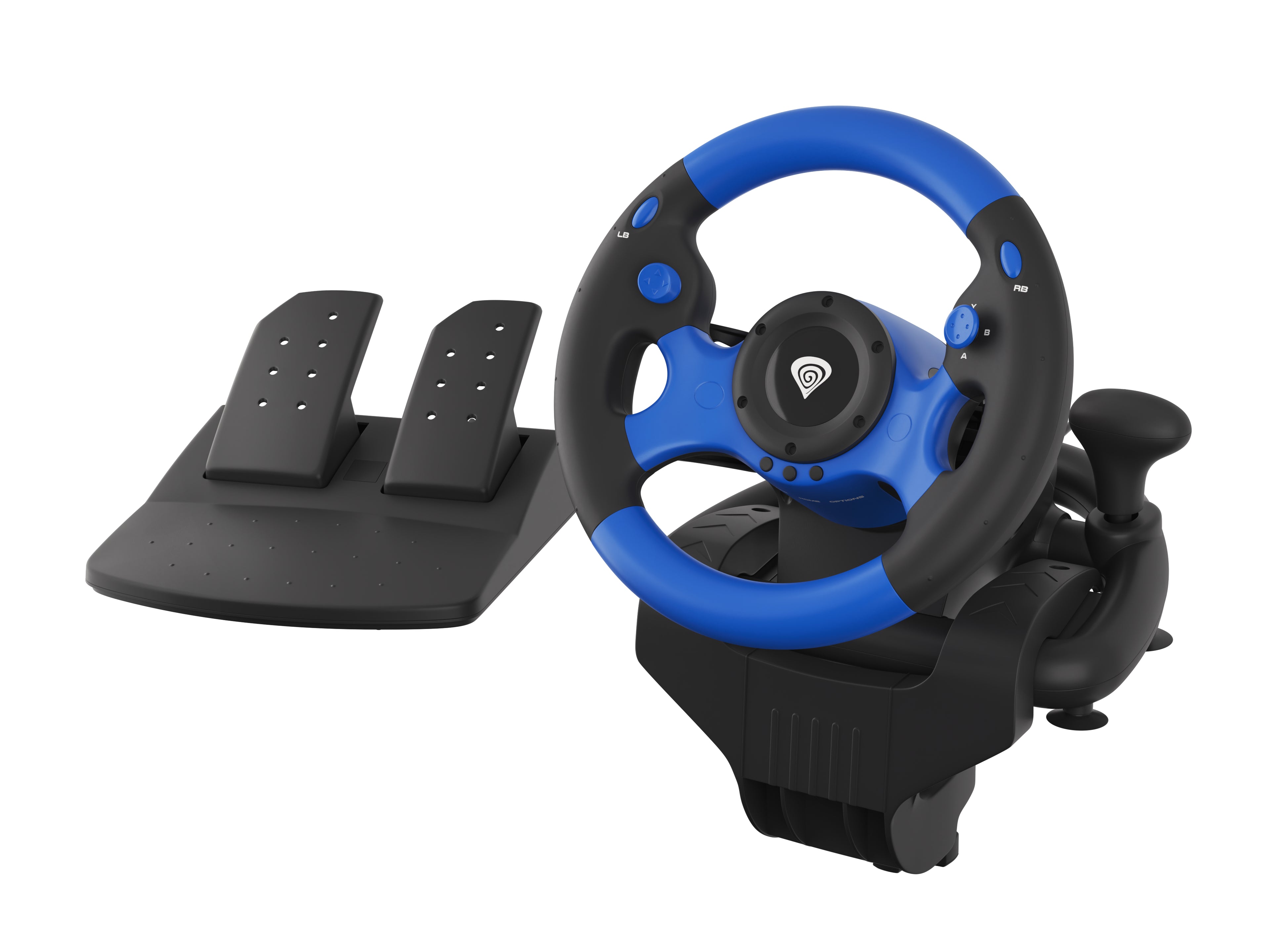 Volant pour voiture de course Gaming Genesis IN-ACT-KSLNATKON0001 Bleu
