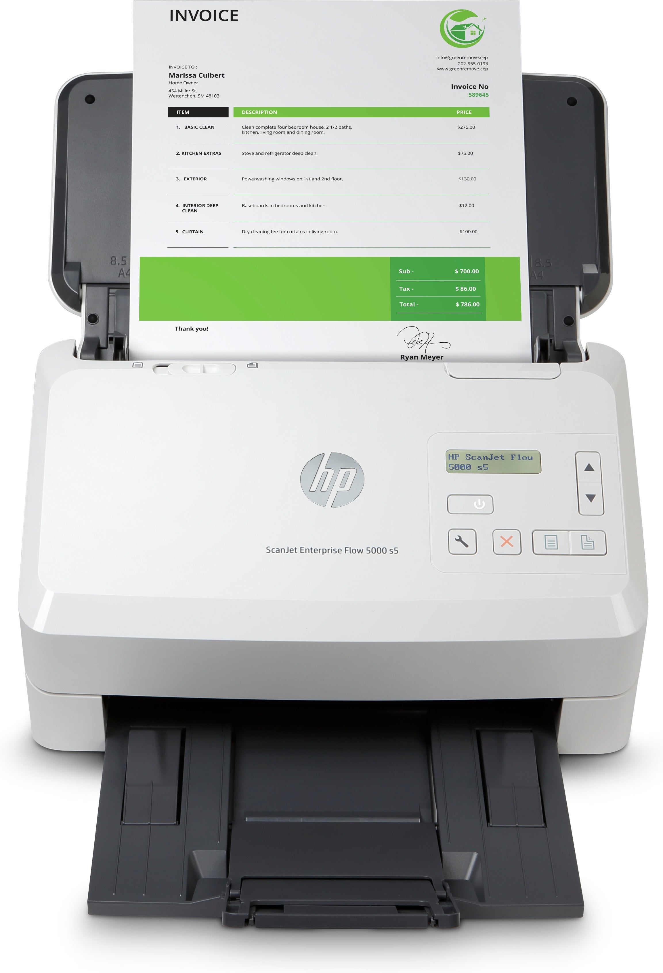 Scanner HP Scanjet Enterprise Flow 5000 s5