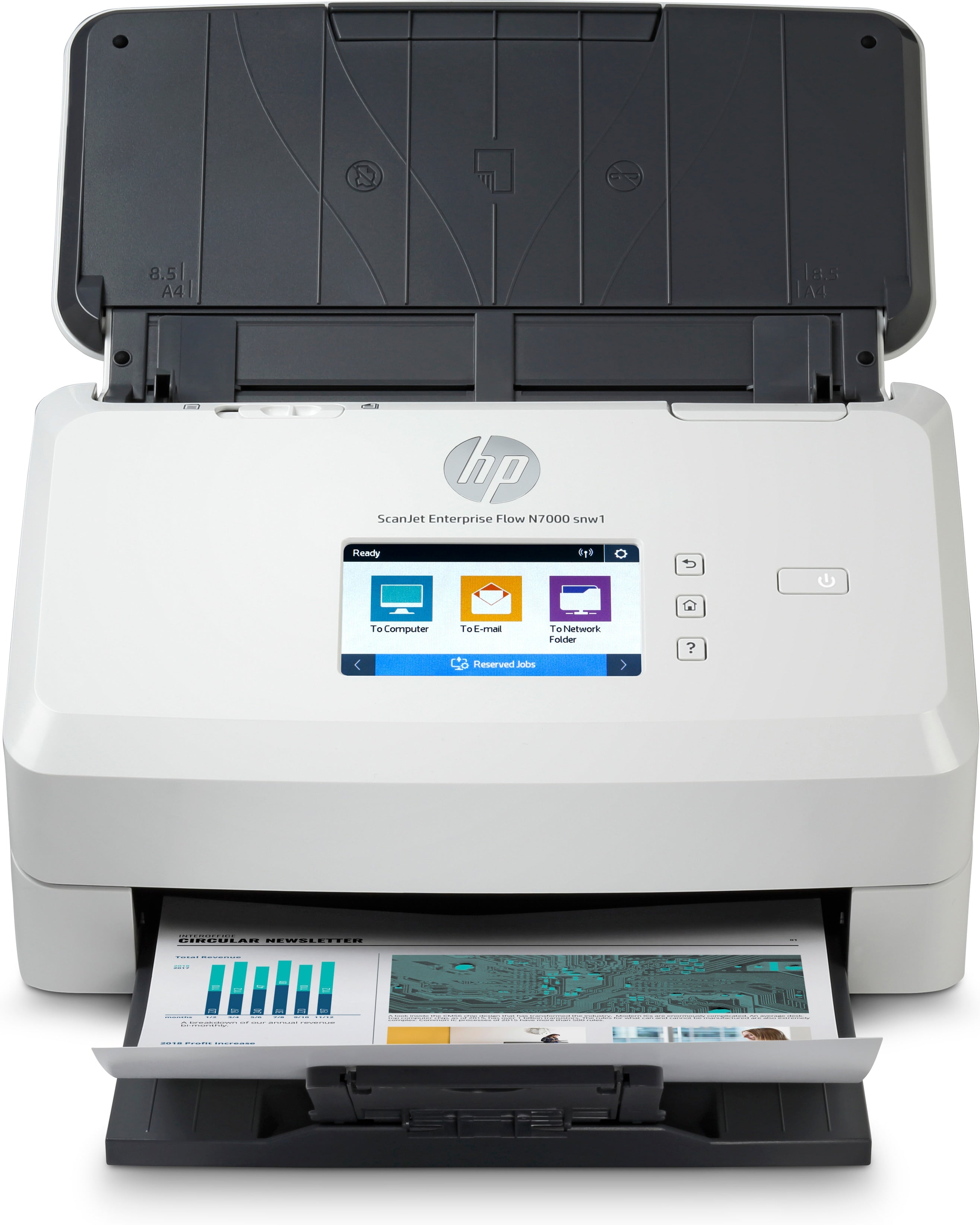 Scanner HP 6FW10A#B19 Blanc 75 ppm