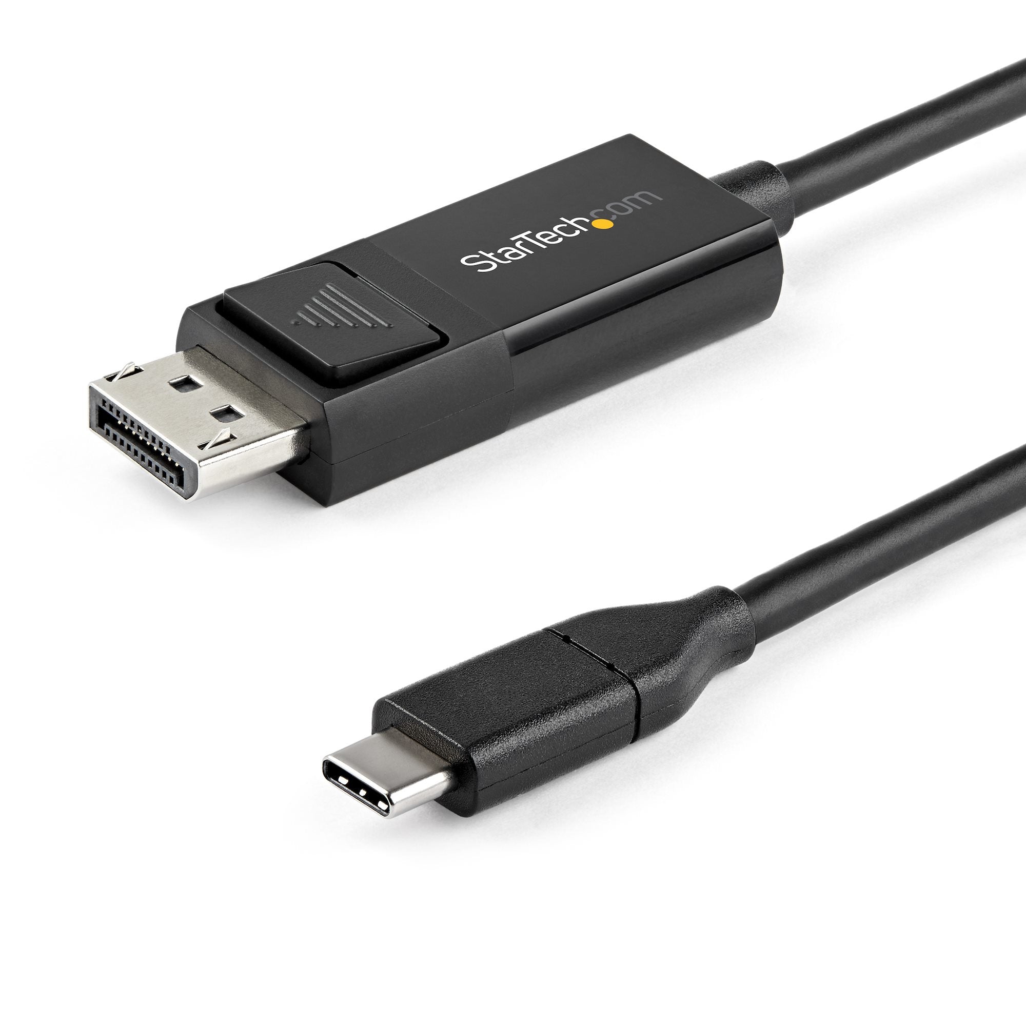 StarTech.com Câble USB C vers DisplayPort 1.2 4K 60Hz, 1m - Câble Adaptateur Vidéo Bidirectionnel DP vers USB-C ou USB-C vers DP Réversible - HBR2/HDR - Câble pour Moniteur USB Type C/TB3 (CDP2DP1MBD) - Câble DisplayPort - 24 pin USB-C (M) pour DisplayPor