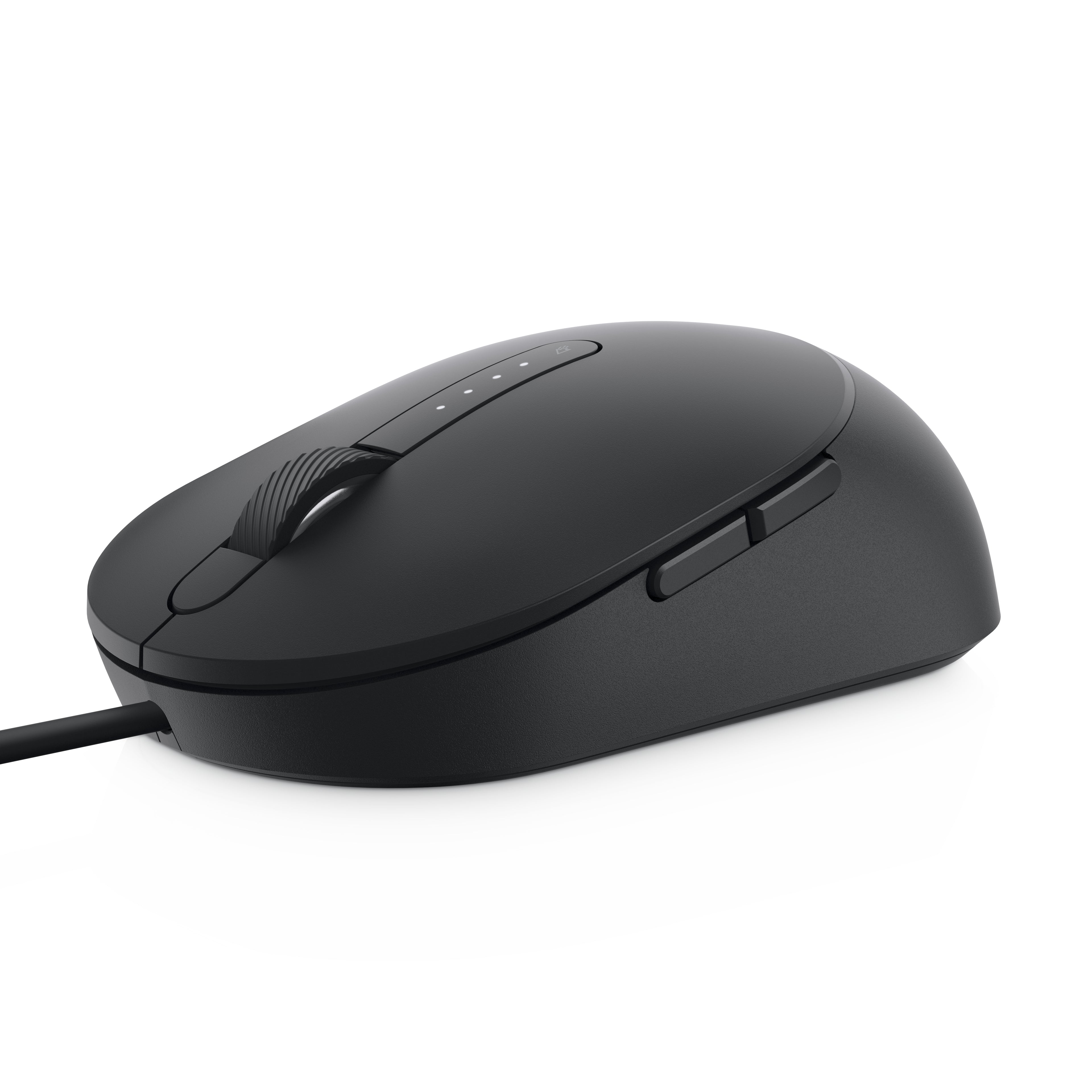 Dell MS3220 - Souris - laser - 5 boutons - filaire - USB 2.0 - noir - avec 3 years NBD Advance Exchange