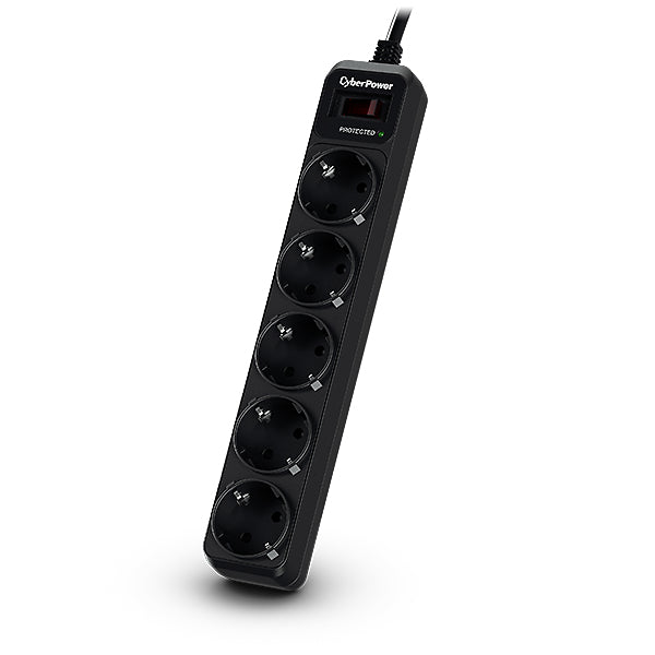Multiprise 5 Prises avec Interrupteur Cyberpower B0520SC0-DE (1,8 m)
