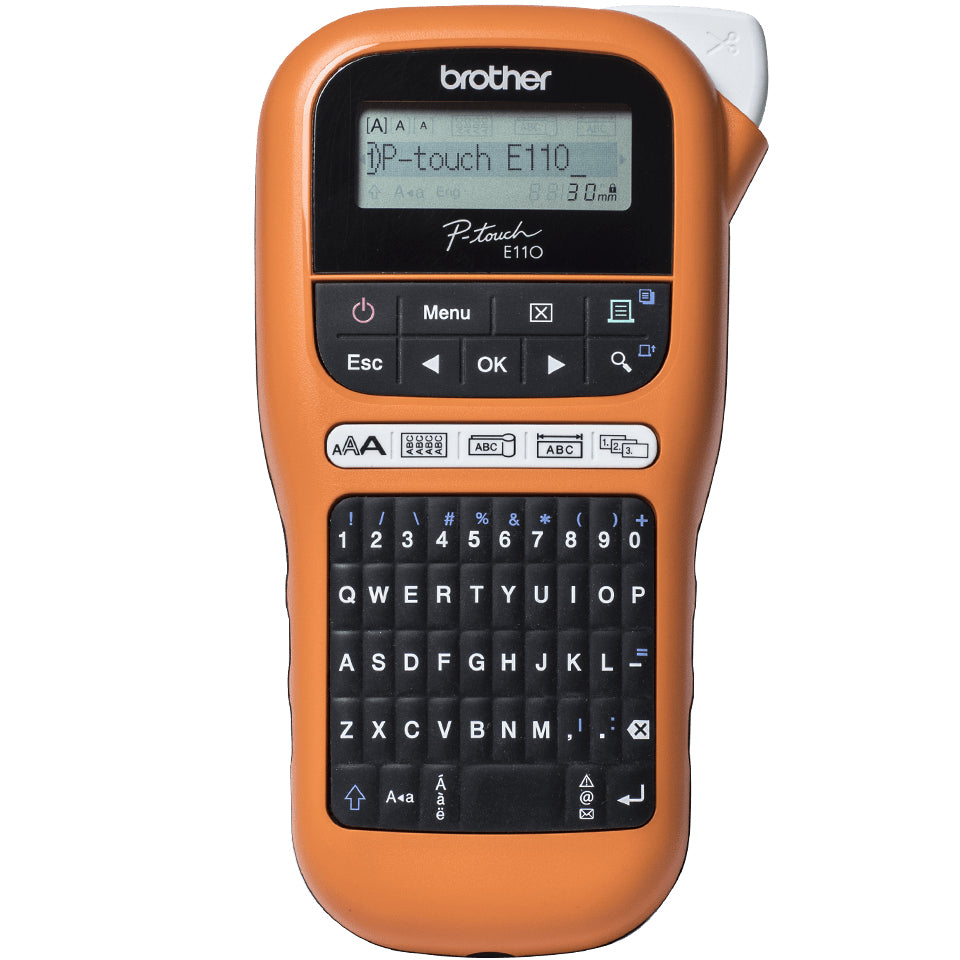 Etiqueteuse Portable Electrique Brother PT-E110VP LCD Orange