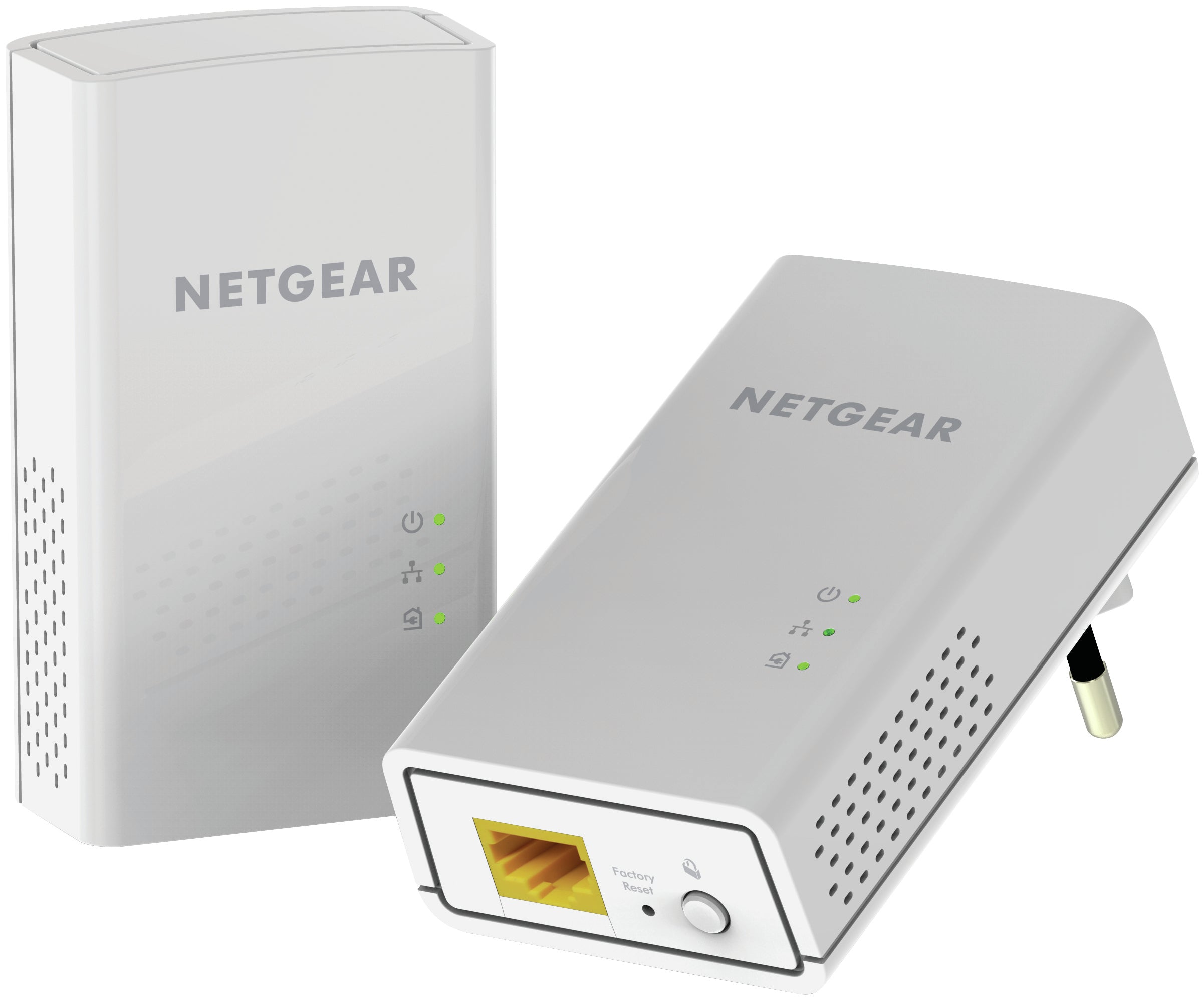 NETGEAR Powerline PLW1000 - Kit d'adaptation pour courant porteur 1GbE, HomePlug AV (HPAV) 2.0, IEEE 1901 Bi-bande - Branchement mural - avec NETGEAR PowerLINE 1000 Adapter (PL1000)