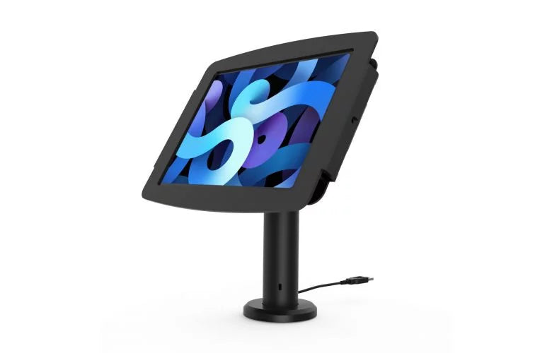 Compulocks iPad Mini 8,3" Boîtier Space et support inclinable Rise 4" - Pied - pour tablette - verrouillable - aluminium de haute qualité - noir - Taille d'écran : 8.3" - montrable sur bureau, montage de base - pour Apple iPad mini (6ème génération)