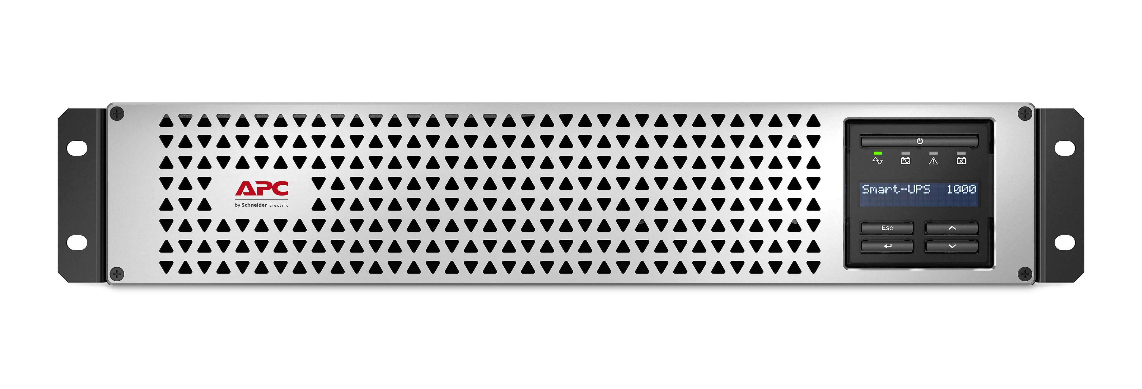 APC Smart-UPS Li-Ion 1000 VA à faible profondeur avec SmartConnect - Onduleur (rack-montable) - CA 220/230/240 V - 800 Watt - 1000 VA - RS-232, USB - connecteurs de sortie : 6 - 2U - noir