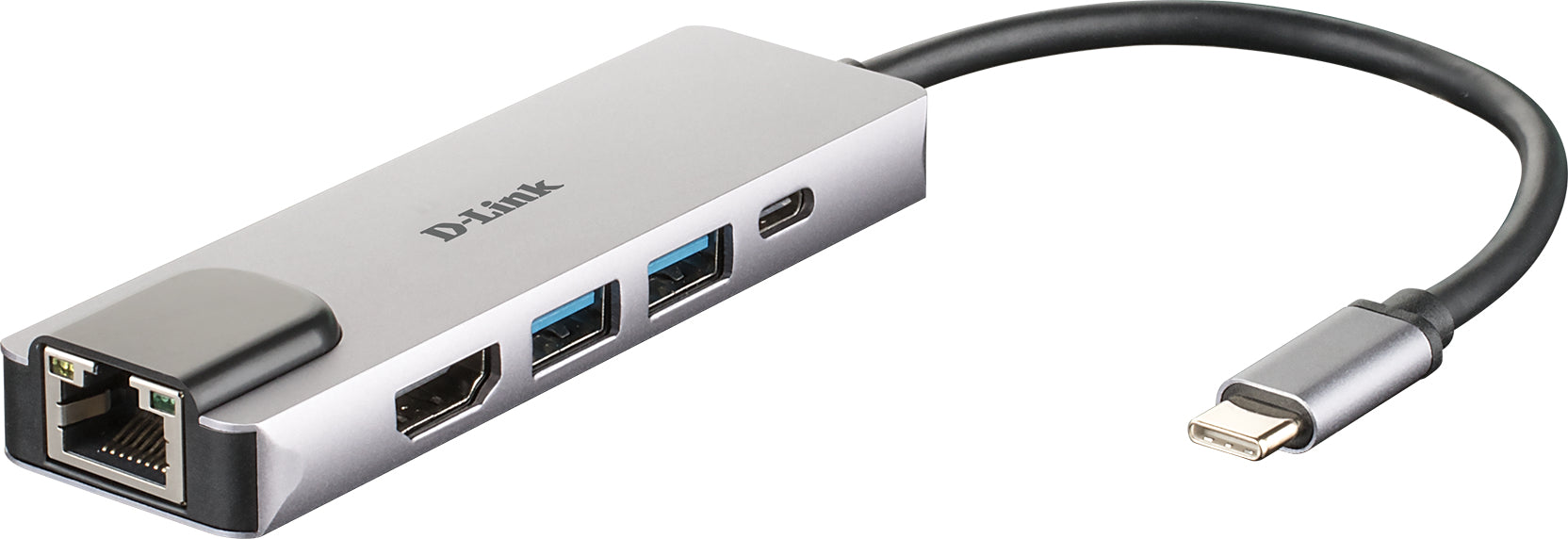 Hub USB D-Link DUB-M520 Gris
