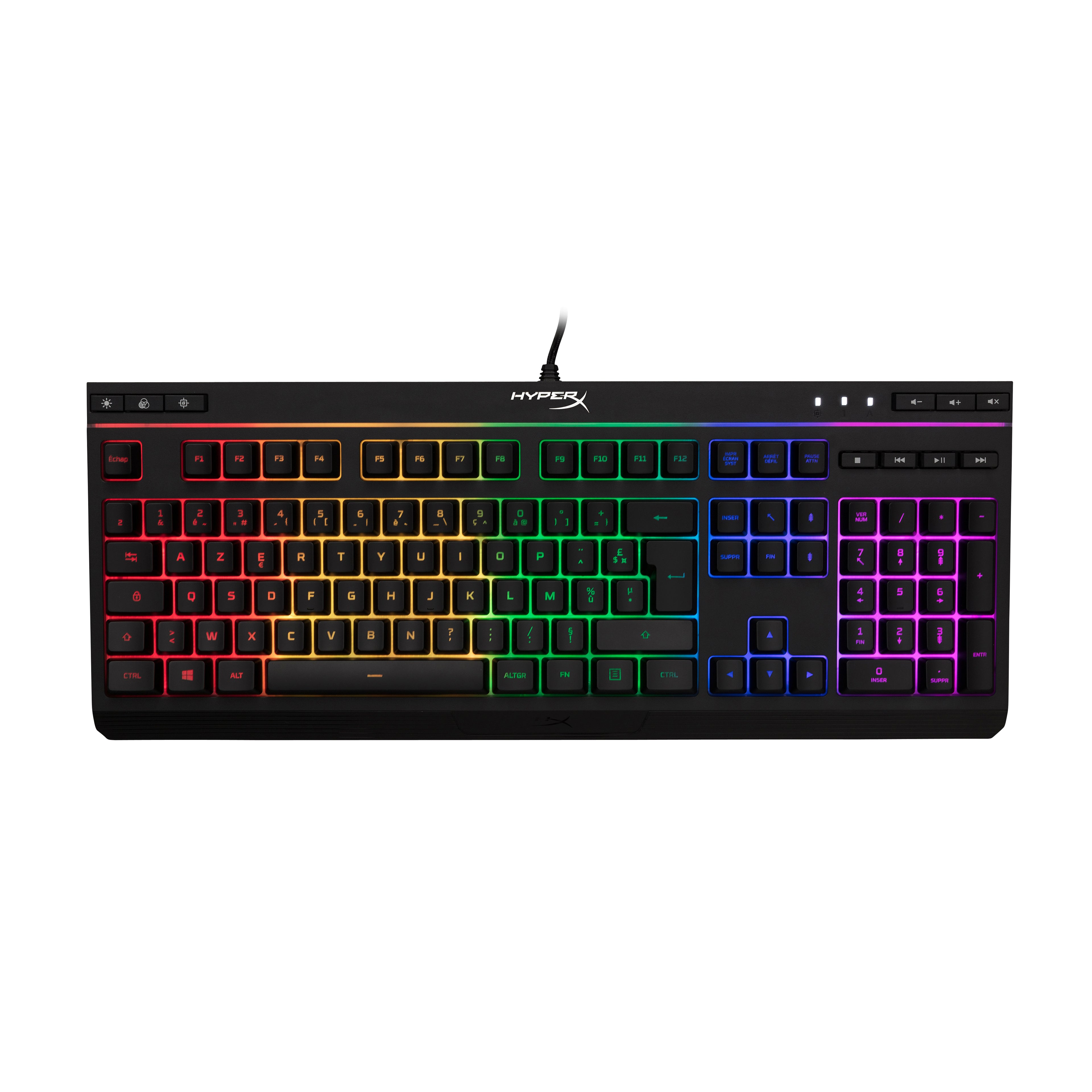 HyperX Alloy Core RGB HX-KB5ME2-FR France - French localization