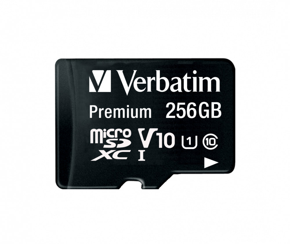 Verbatim Premium - Carte mémoire flash (adaptateur SD inclus(e)) - 256 Go - UHS Class 1 / Class10 - microSDXC UHS-I