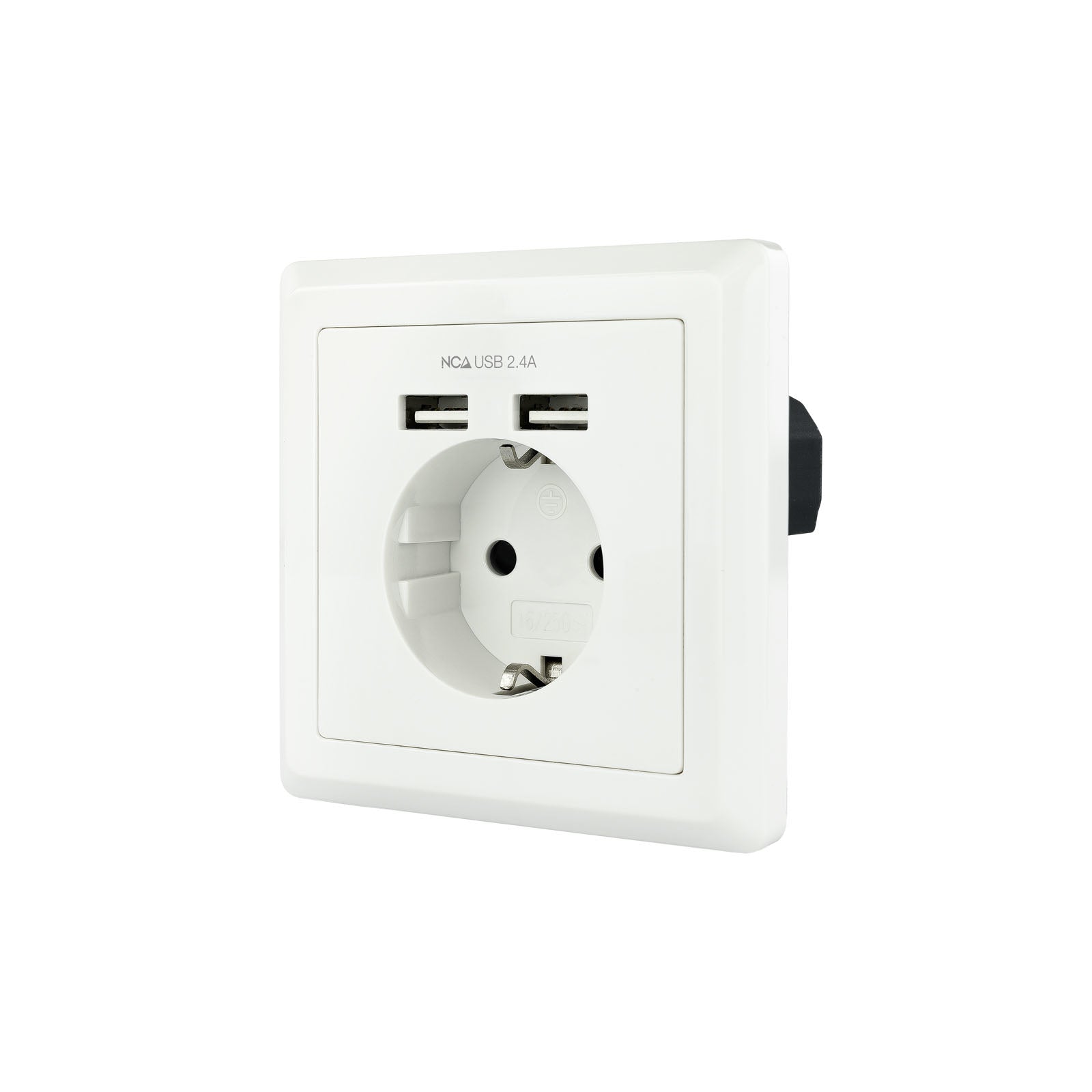 Prise Murale avec 2 Ports USB NANOCABLE 10.35.0010 5 V 2,4 A