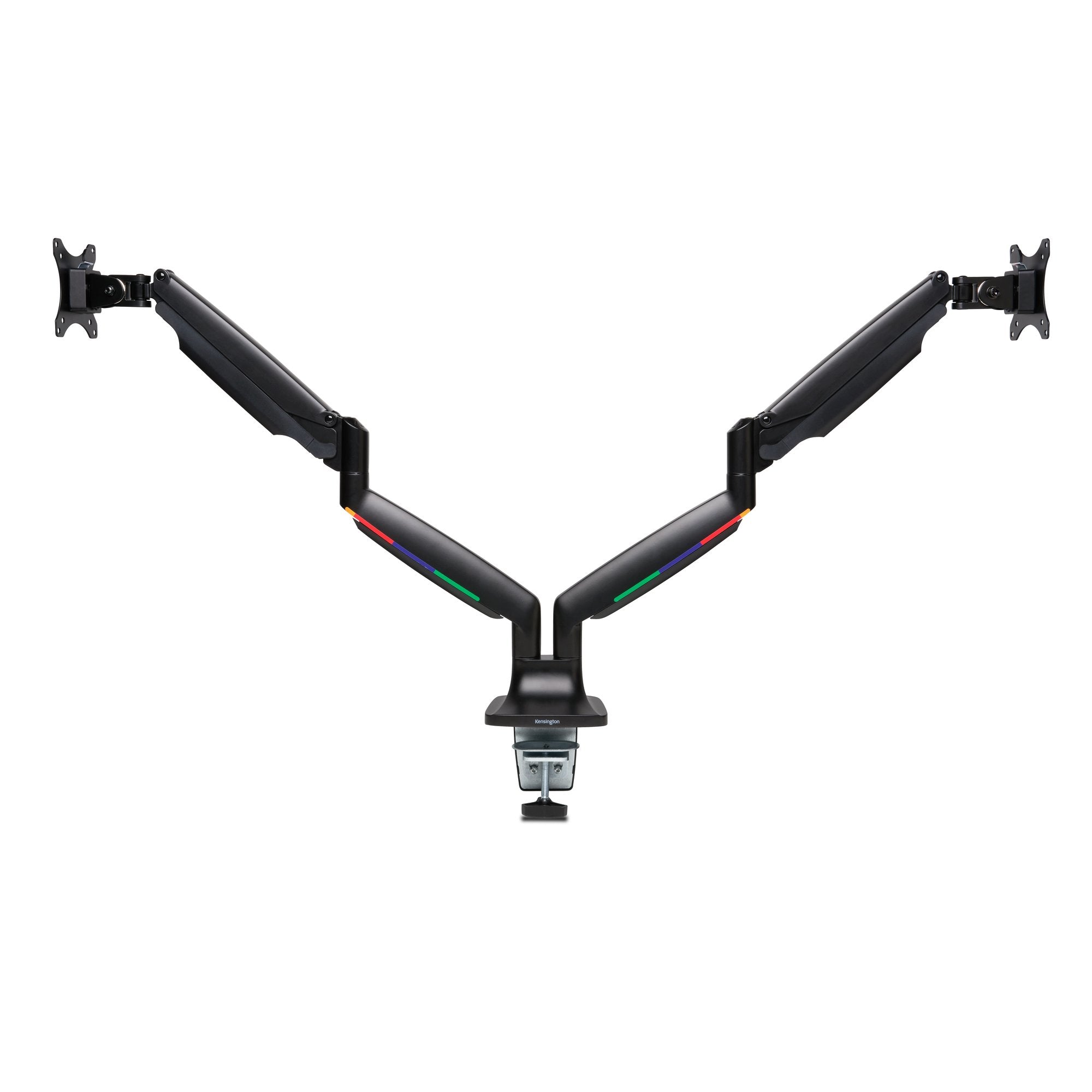 Kensington SmartFit One-Touch Height Adjustable Dual Monitor Arm - Kit de montage - bras réglable - pour 2 moniteurs - aluminium, plastique, acier - Taille d'écran : 13"-34" - pince en forme de C, oeillet, montrable sur bureau