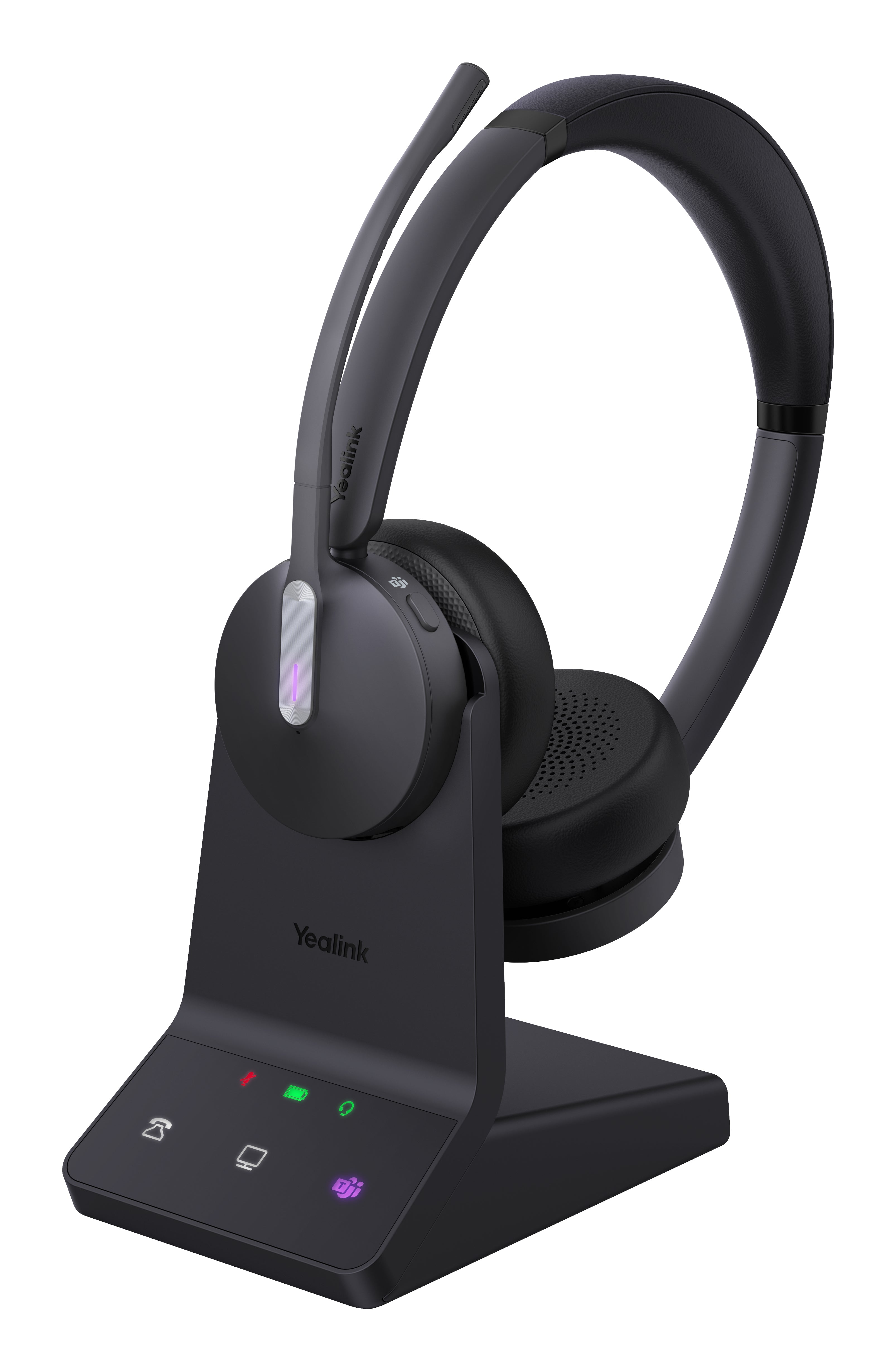 Casques avec Microphone Yealink WH64 DUAL TEAMS Noir