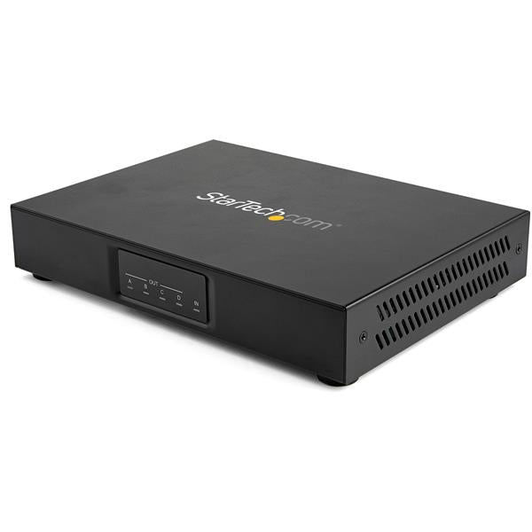 StarTech.com ST124HDVW Contrôleur mur vidéo 2x2 - 1 entrée, 4 sorties - 4K 60 Hz - HDMI 2.0 - Répartiteur vidéo/audio - 4 x HDMI - de bureau