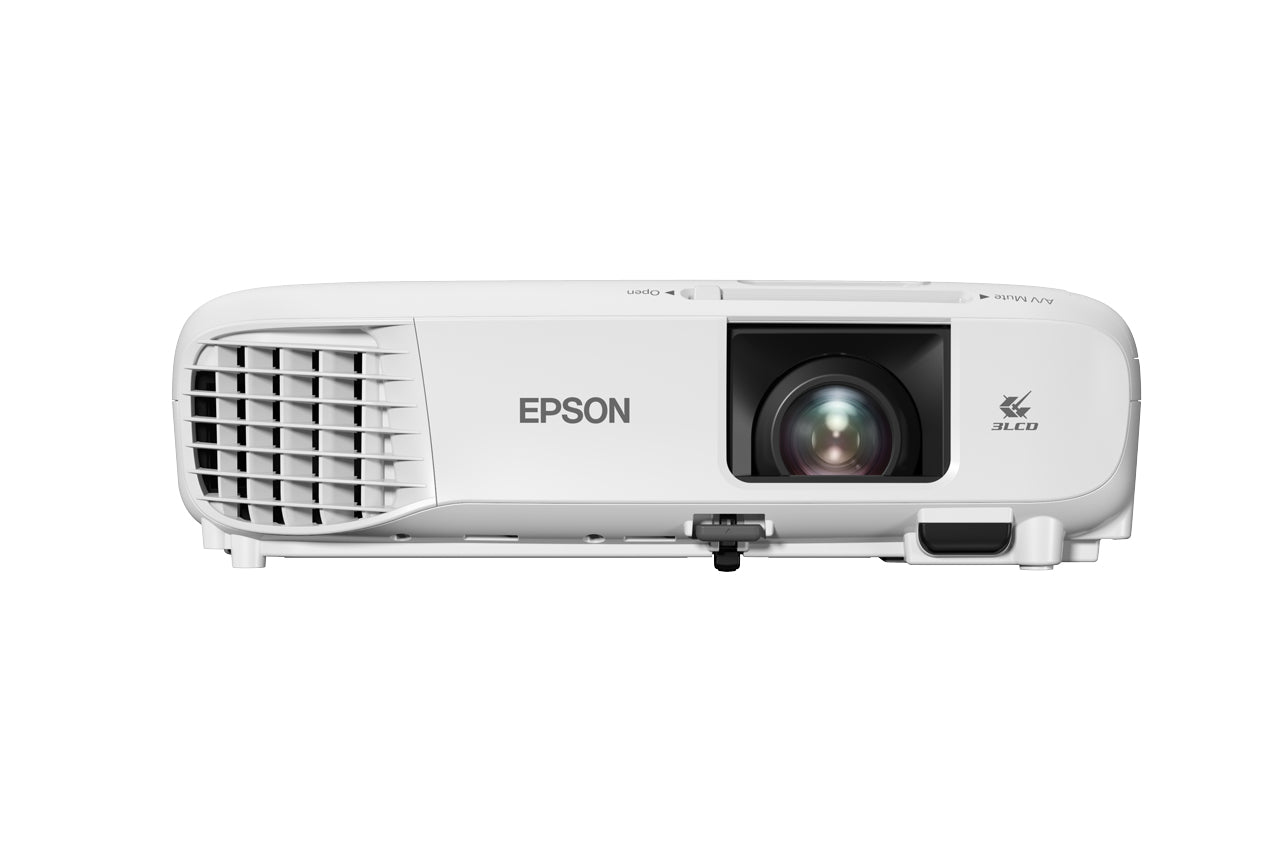 Epson EB-W49 - Projecteur 3LCD - portable - 3800 lumens (blanc) - 3800 lumens (couleur) - WXGA (1280 x 800) - 16:10 - LAN - blanc