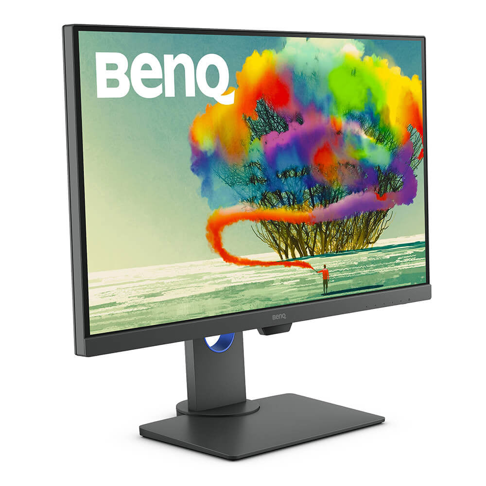 BenQ DesignVue PD2705Q - PD Series - écran LED - 27" - 2560 x 1440 QHD - IPS - 300 cd/m² - 1000:1 - HDR10 - 5 ms - HDMI, DisplayPort, USB-C - haut-parleurs - gris foncé