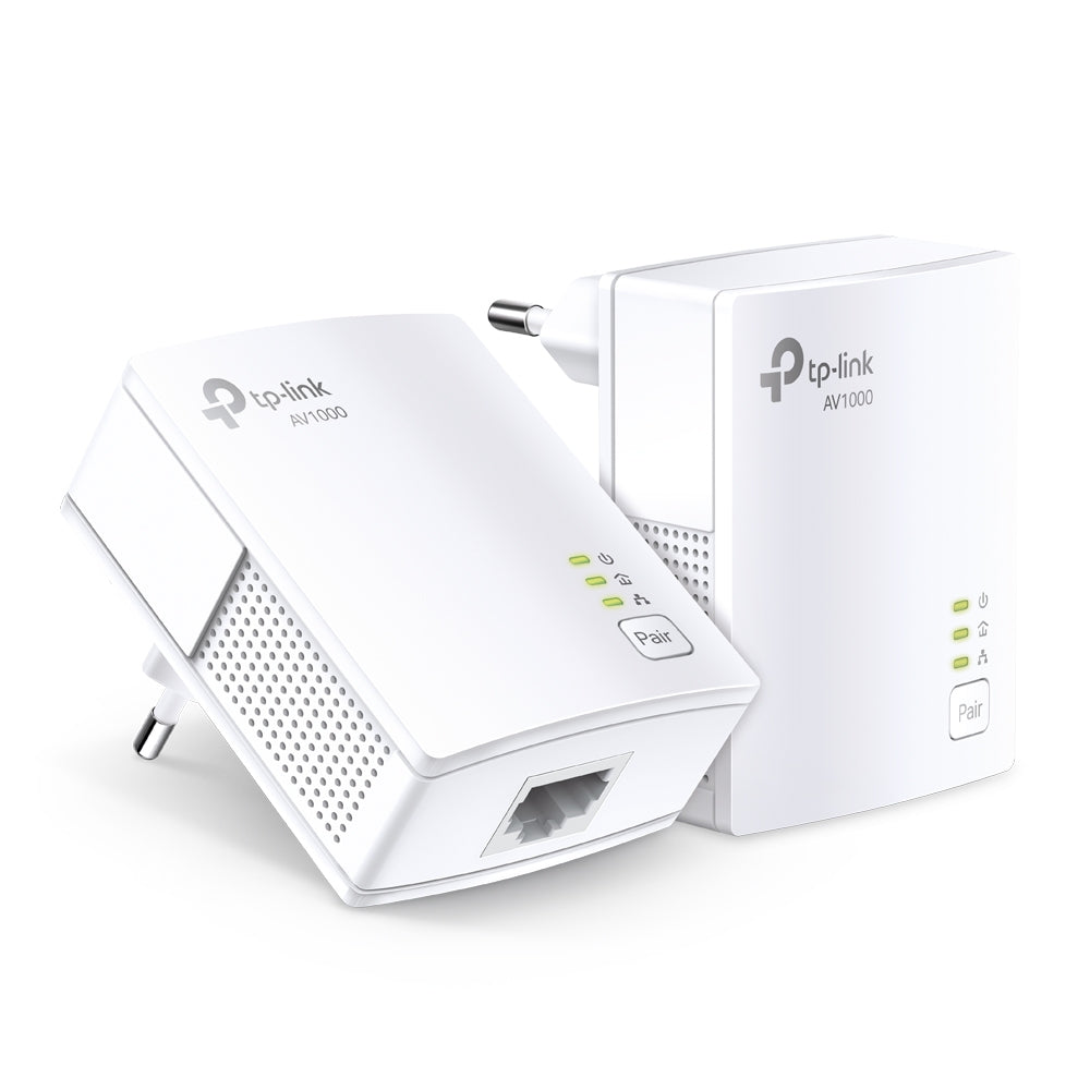 TP-Link TL-PA7017 KIT - V4 - Starter Kit - kit d'adaptation pour courant porteur 1GbE, HomePlug AV (HPAV), HomePlug AV (HPAV) 2.0, IEEE 1901 - Branchement mural (pack de 2)