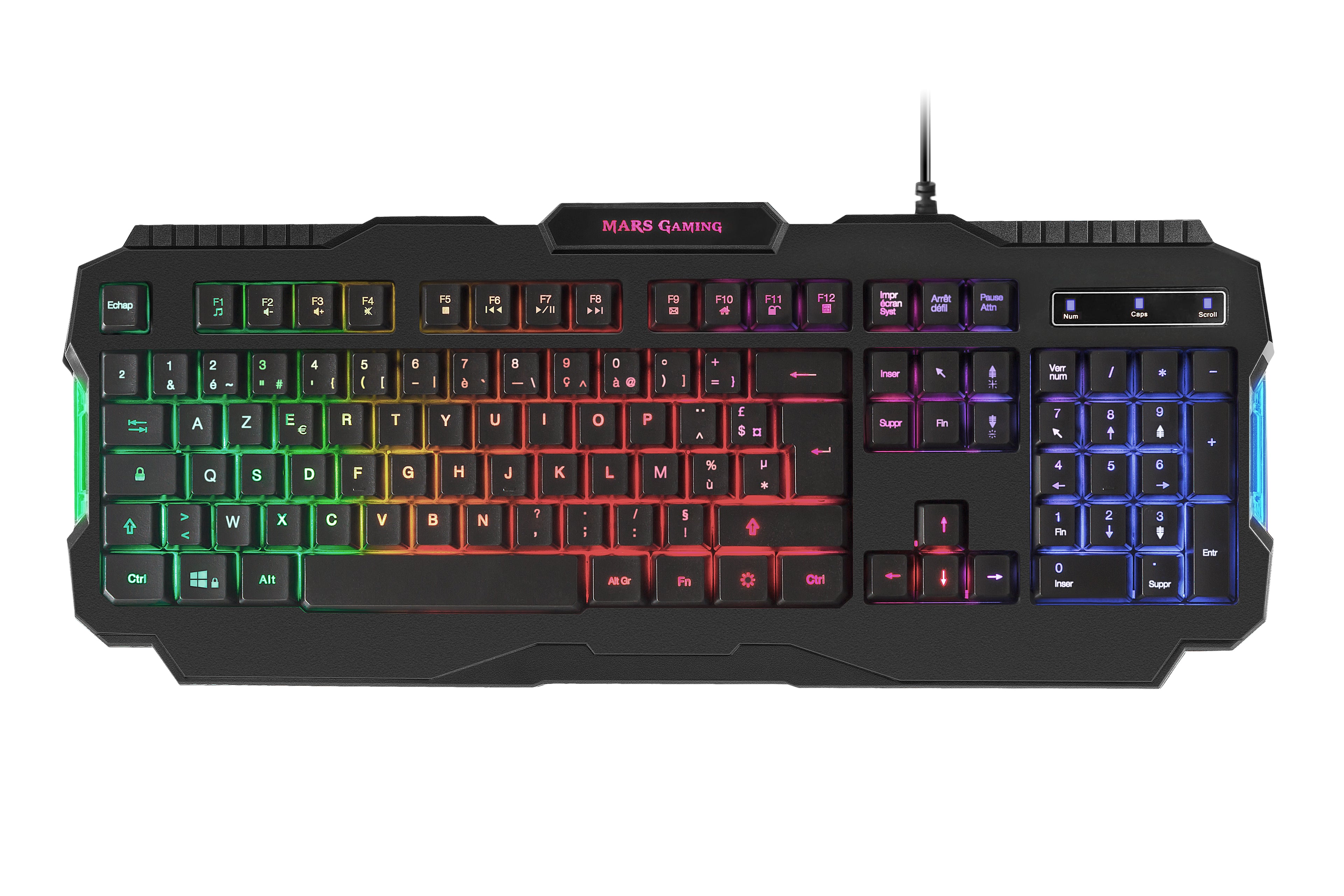 Clavier Gamer Mars Gaming MRK0 RGB (Noir)