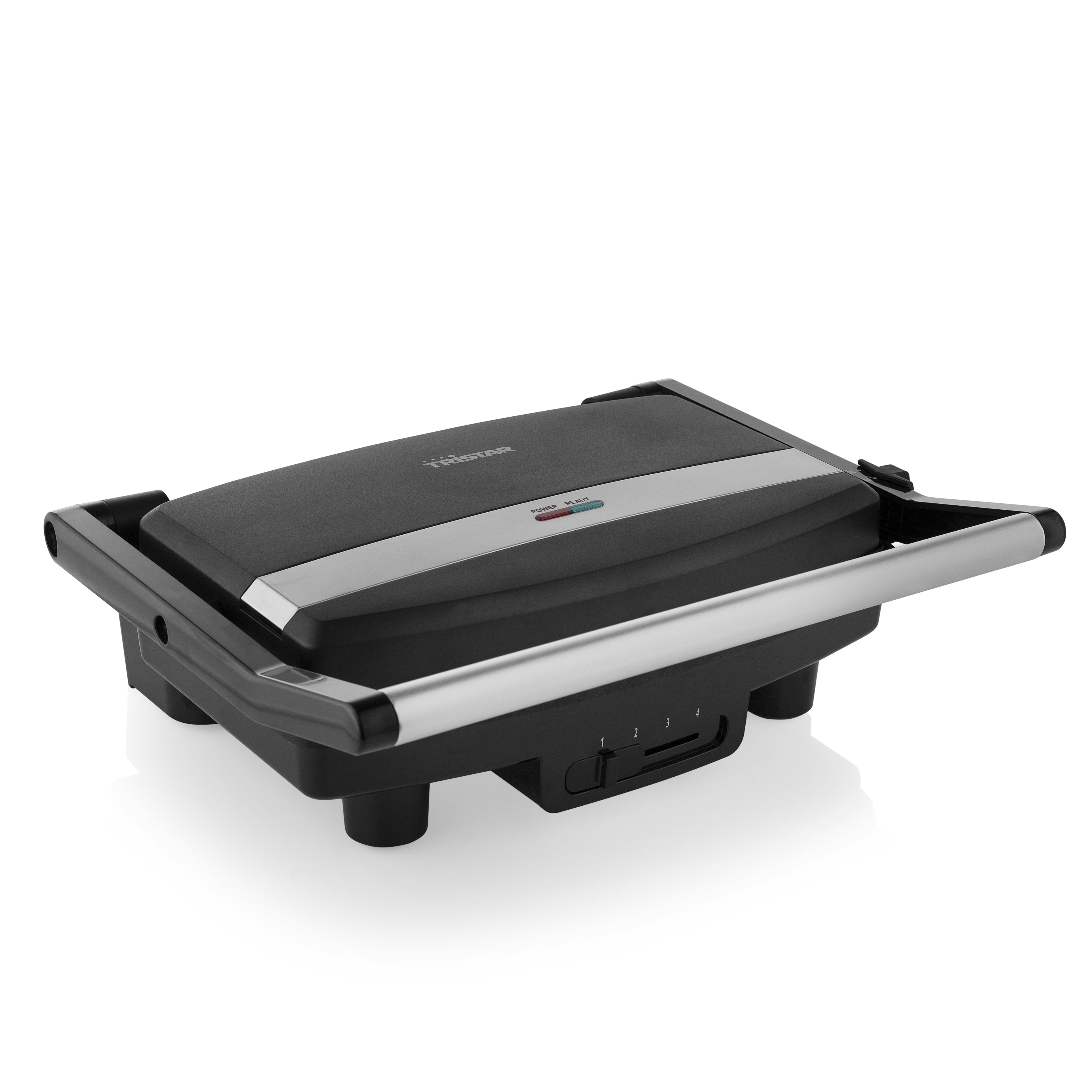 Gril contact Tristar GR-2856 1000W Noir Acier 28 x 19 cm
