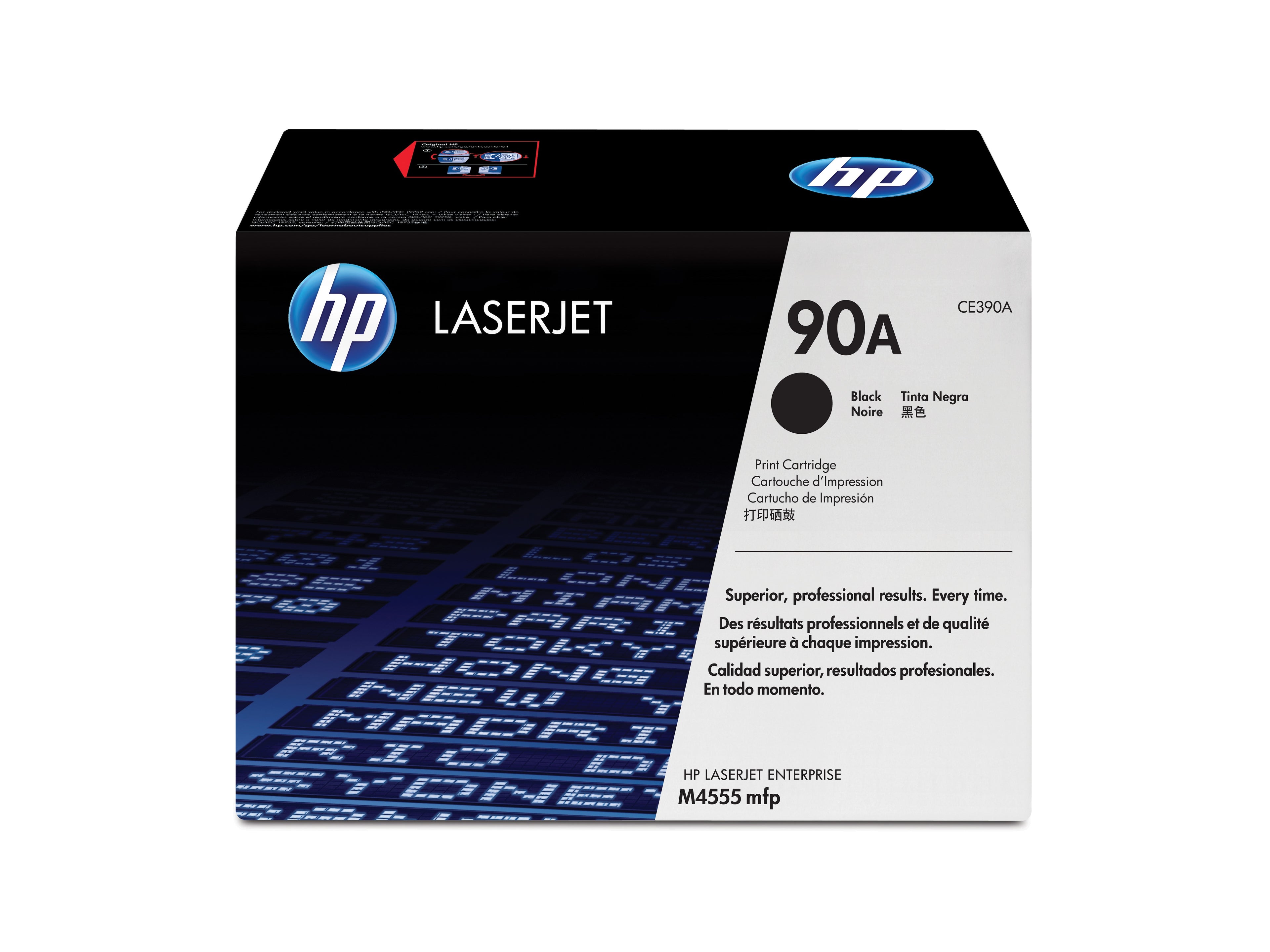 HP 90A - Noir - original - LaserJet - cartouche de toner (CE390A) - pour LaserJet Enterprise 600 M602dn, 600 M602m, 600 M602n, 600 M602x, M4555 MFP, M603xh