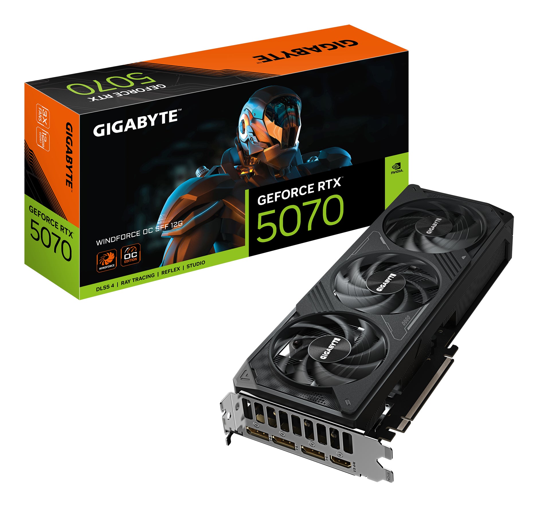 Carte Graphique Gigabyte GeForce RTX 5070 Windforce OC SFF