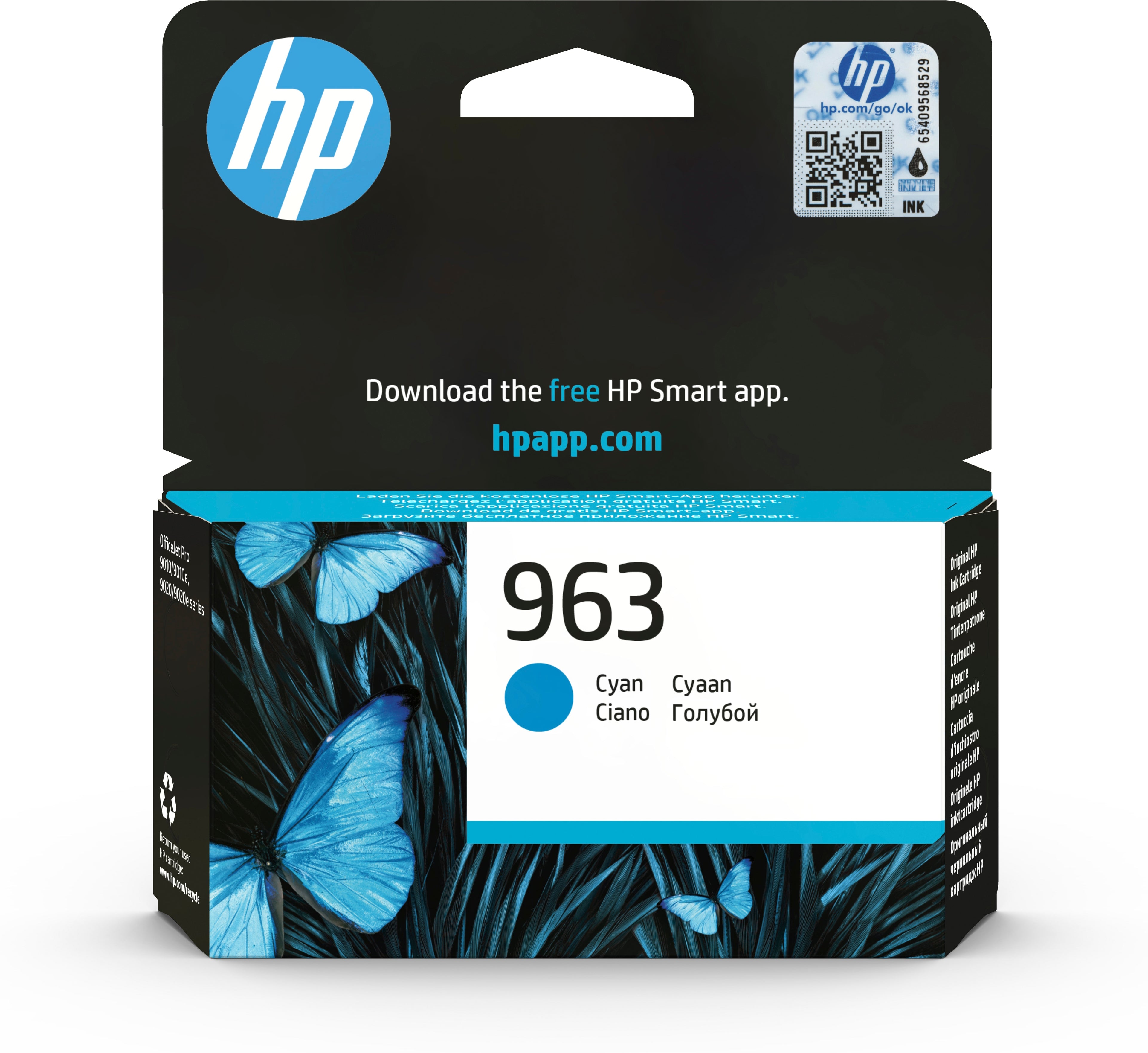 Cartouche d'encre originale HP 3JA23AE Cyan