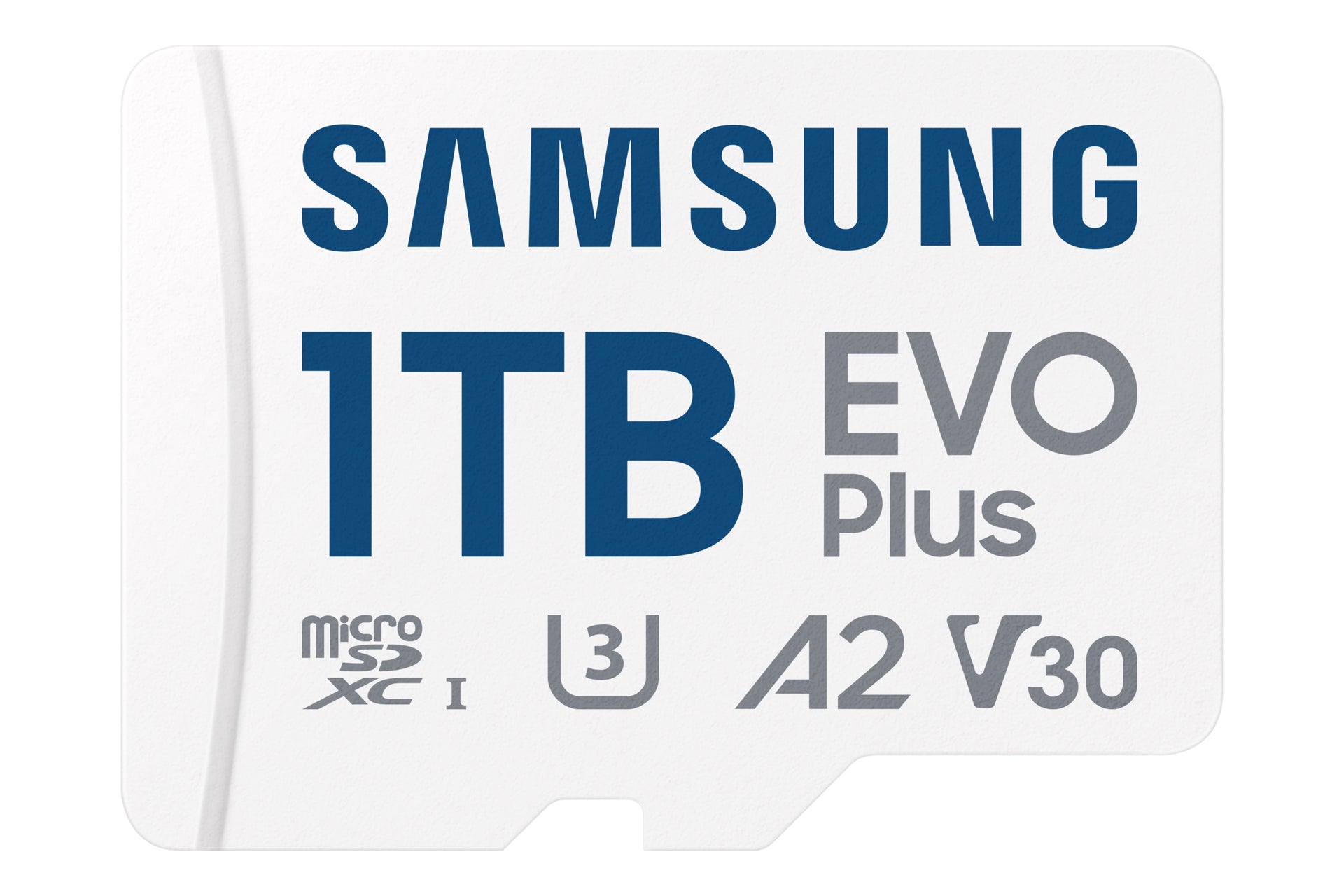 Samsung EVO Plus MB-MC1T0SA - Carte mémoire flash (adaptateur microSDXC vers SD inclus(e)) - 1 To - A2 / Video Class V30 / UHS-I U3 / Class10 - microSDXC UHS-I
