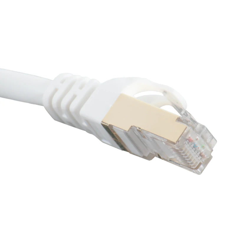 Câble Réseau Rigide FTP 7ème Catégorie iggual IGG318645 Blanc 3 m