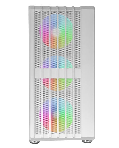 Boîtier ATX semi-tour Mars Gaming MCVAULTW Blanc