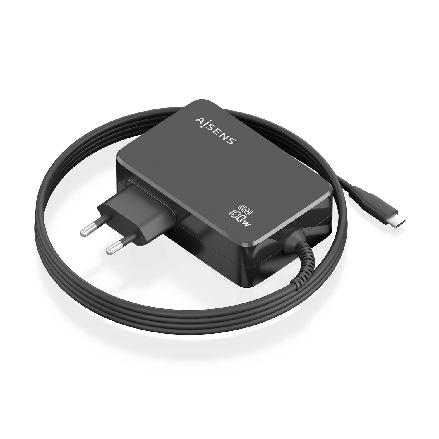 Chargeur d'ordinateur portable Aisens ASCH-1PD100WL50-BK 100 W