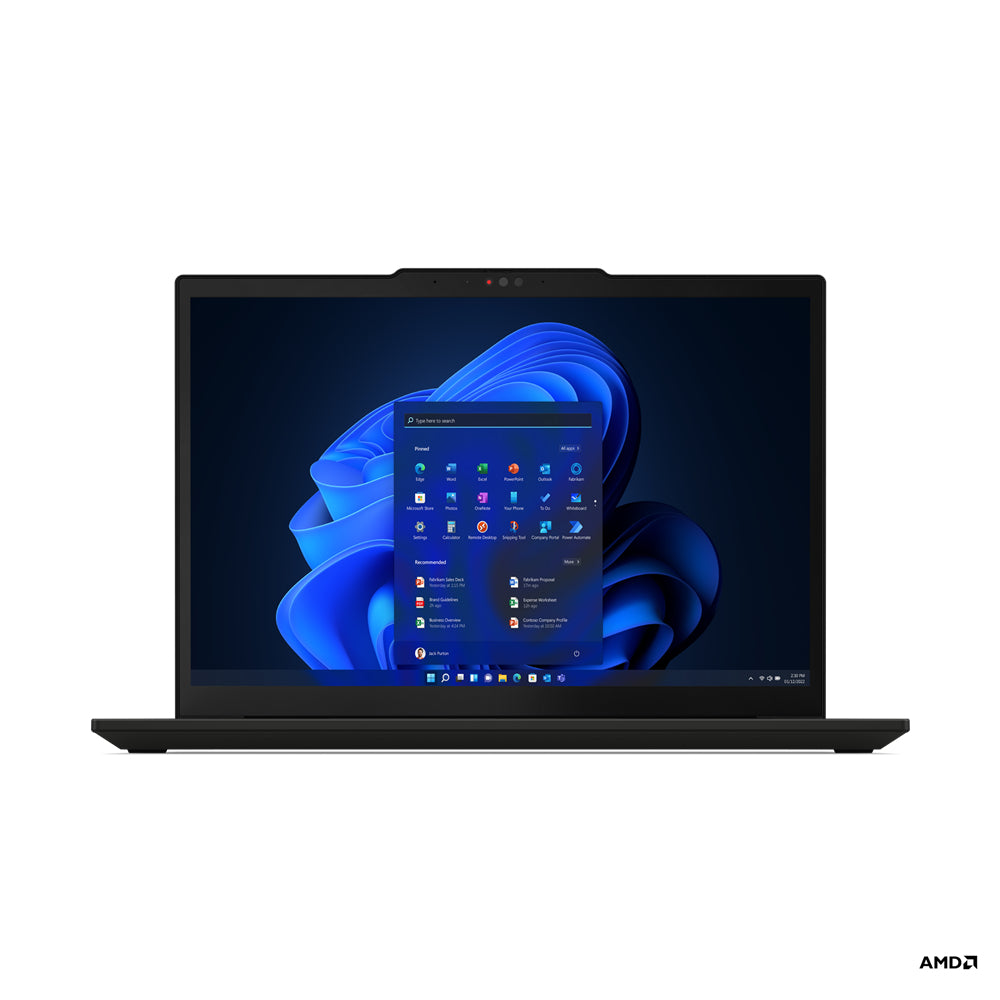 Lenovo ThinkPad X13 Gen 4 21J3 - AMD Ryzen 7 Pro - 7840U / jusqu'à 5.1 GHz - Win 11 Pro - Radeon 780M - 16 Go RAM - 512 Go SSD TCG Opal Encryption 2, NVMe - 13.3" IPS 1920 x 1200 - Wi-Fi 6E, Bluetooth - noir profond - clavier : Français - avec 1 an de sup