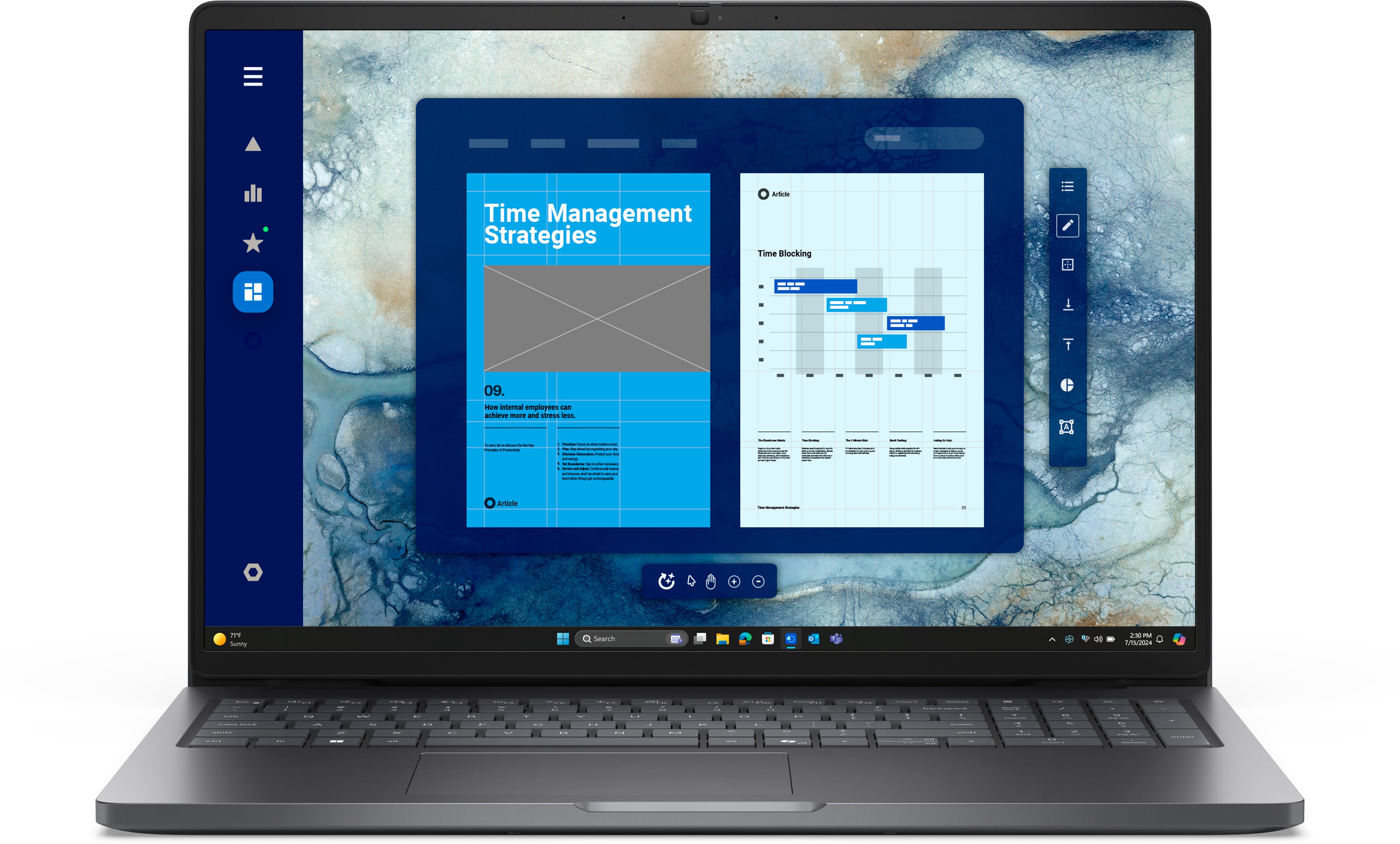 Dell Pro 16 PC16250 - Intel Core 5 - 120U / jusqu'à 5 GHz - Win 11 Pro - Intel Graphics - 16 Go RAM - 512 Go SSD NVMe - 16" IPS 1920 x 1200 (Full HD Plus) - Gigabit Ethernet - Wi-Fi 6E - magnétite - avec 1 an basique sur site