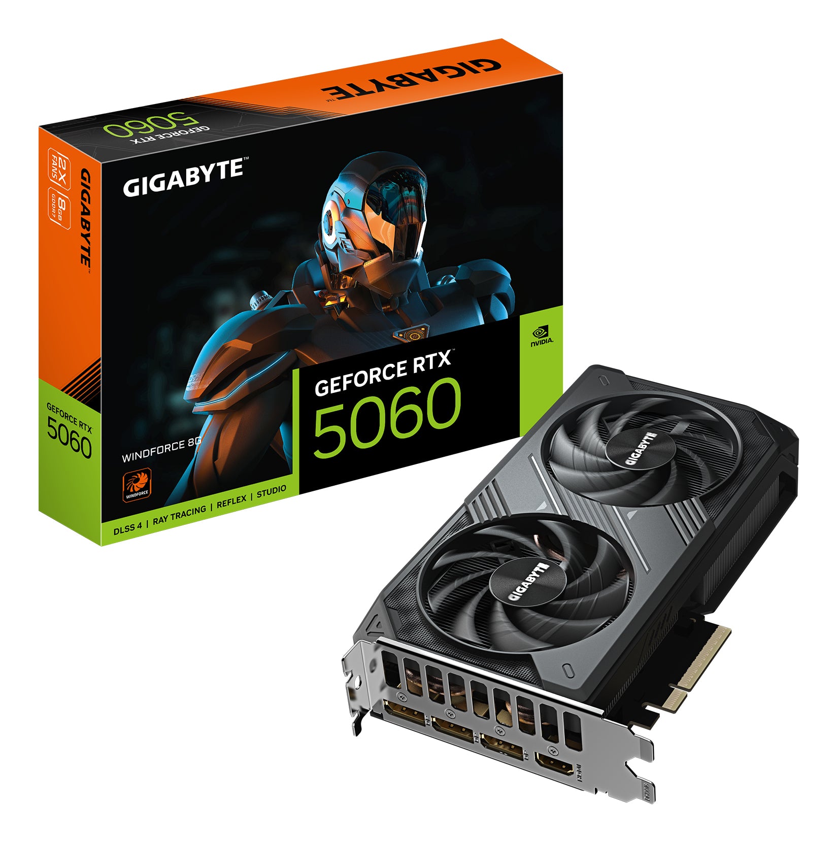 Carte Graphique Gigabyte GeForce RTX 5060 Windforce